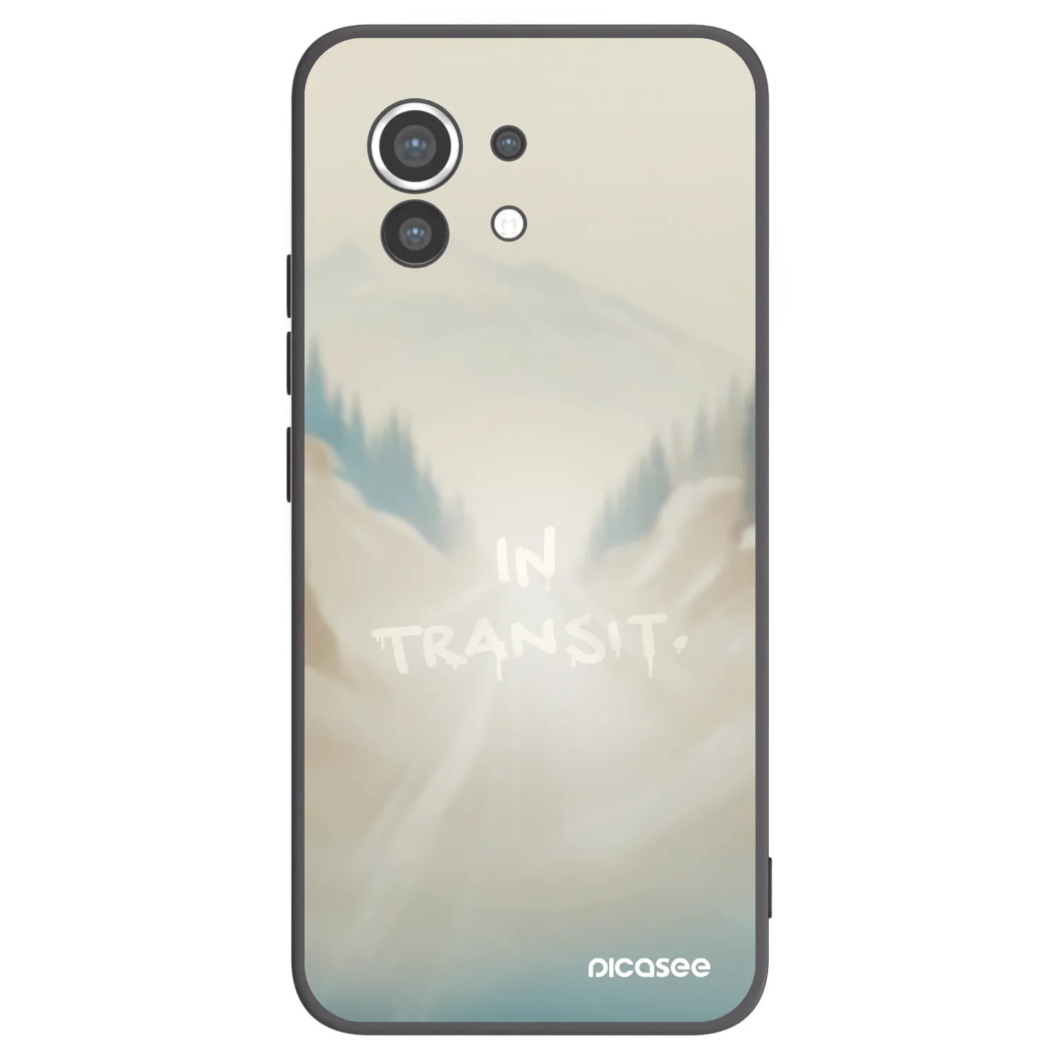 Picasee silikonski črni ovitek za Xiaomi Mi 11 - IN TRANSIT