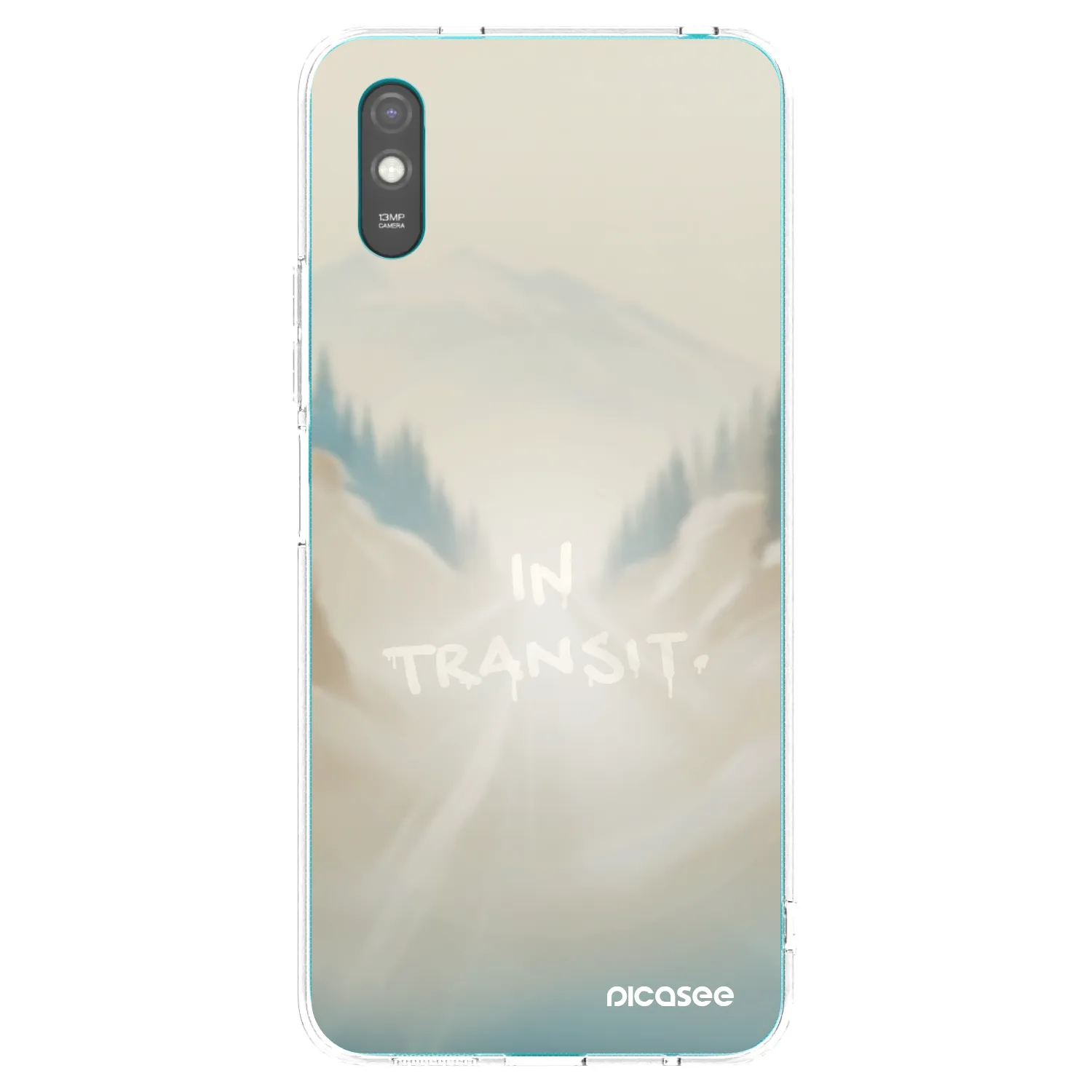 Picasee silikonski prozorni ovitek za Xiaomi Redmi 9AT - IN TRANSIT