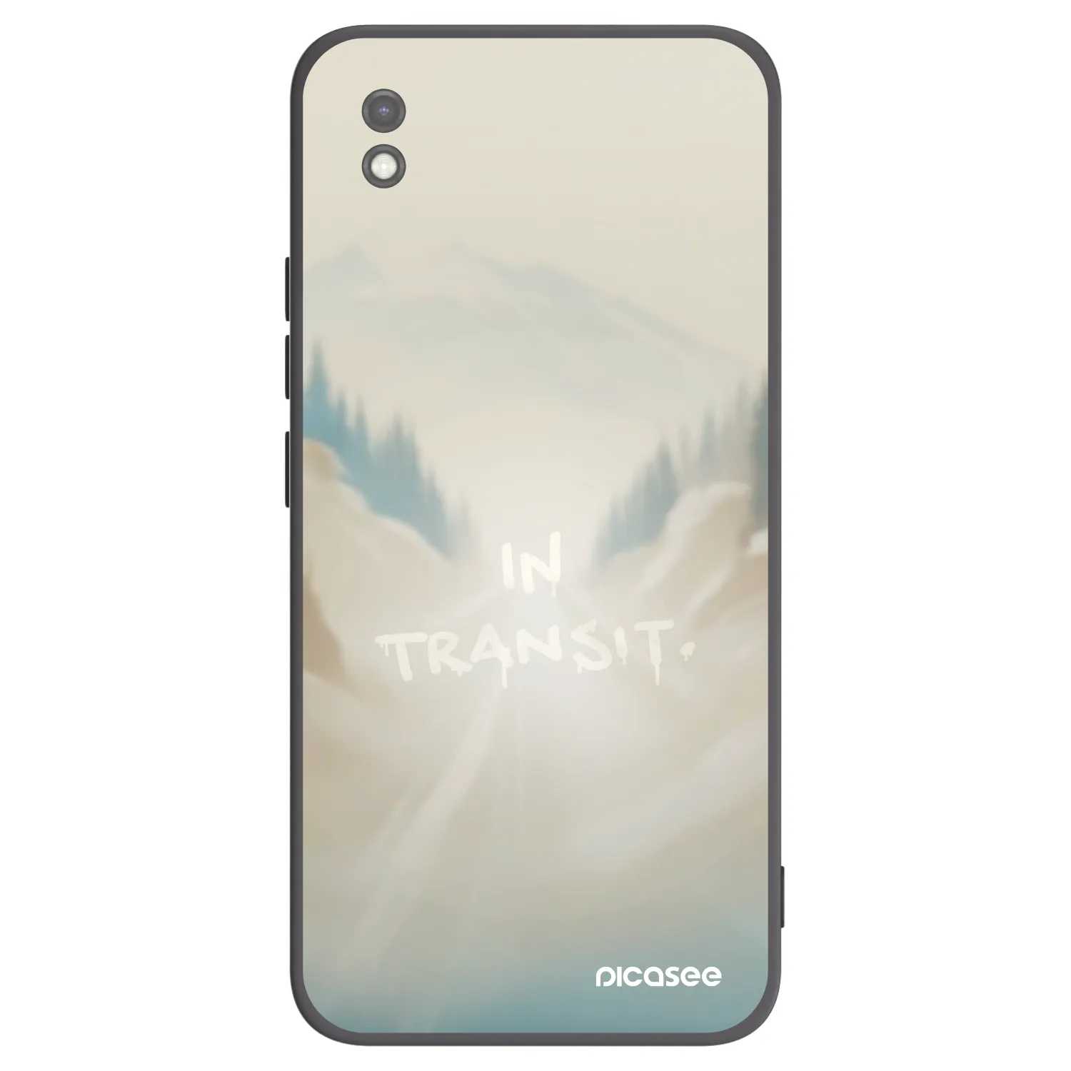 Picasee silikonski črni ovitek za Xiaomi Redmi 9AT - IN TRANSIT