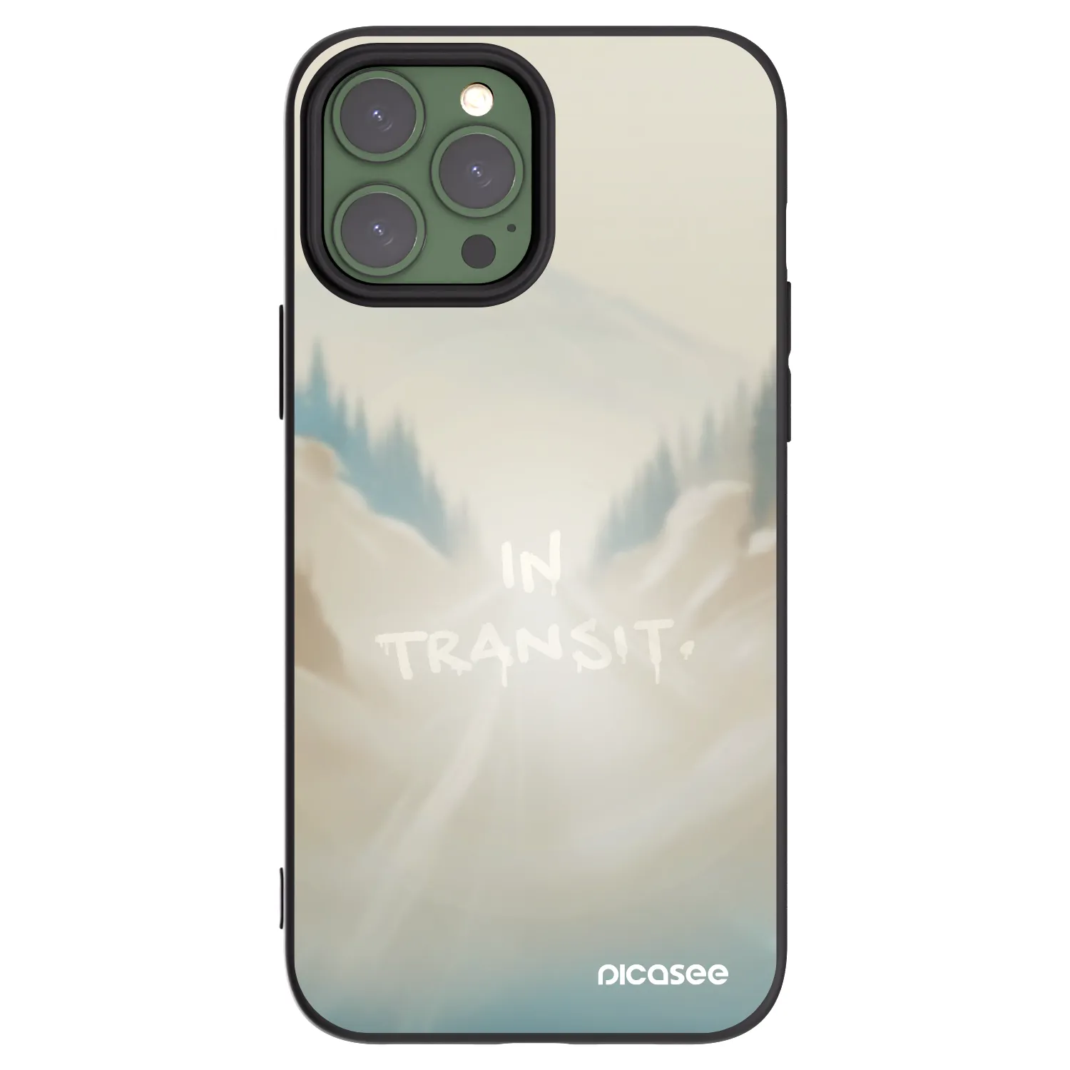 Picasee silikonski črni ovitek za Apple iPhone 13 Pro Max - IN TRANSIT