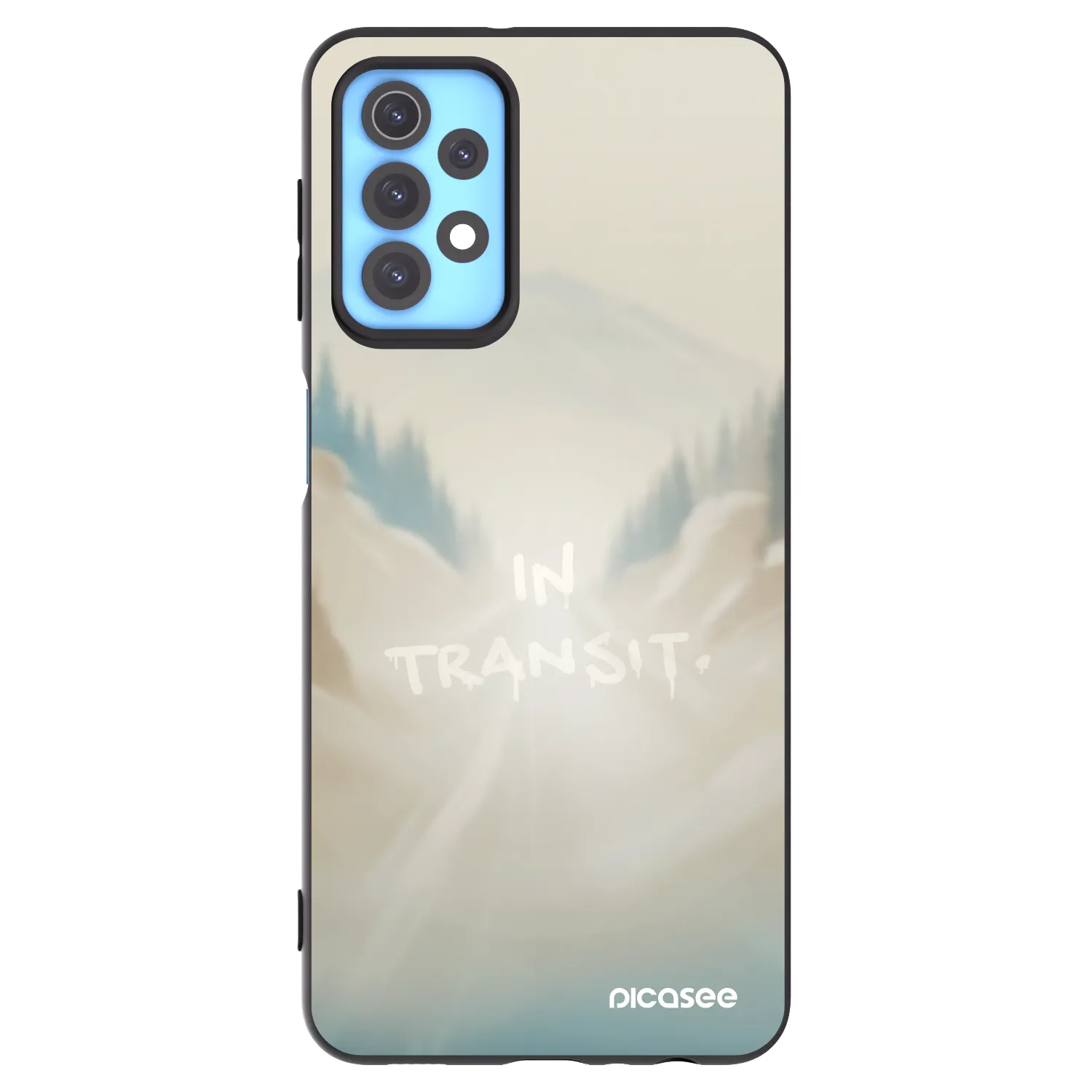 Picasee silikonski črni ovitek za Samsung Galaxy A32 4G SM-A325F - IN TRANSIT