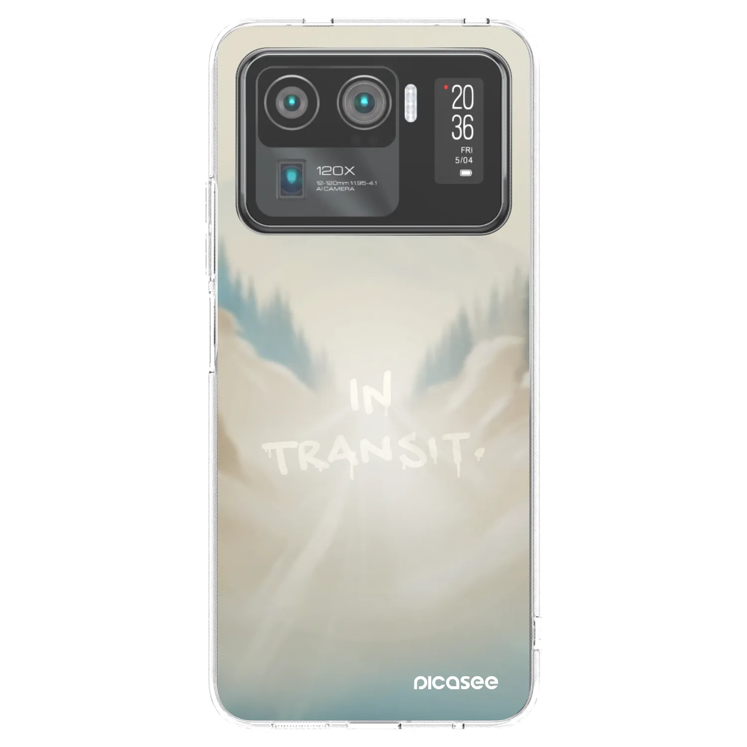 Picasee silikonski prozorni ovitek za Xiaomi Mi 11 Ultra - IN TRANSIT