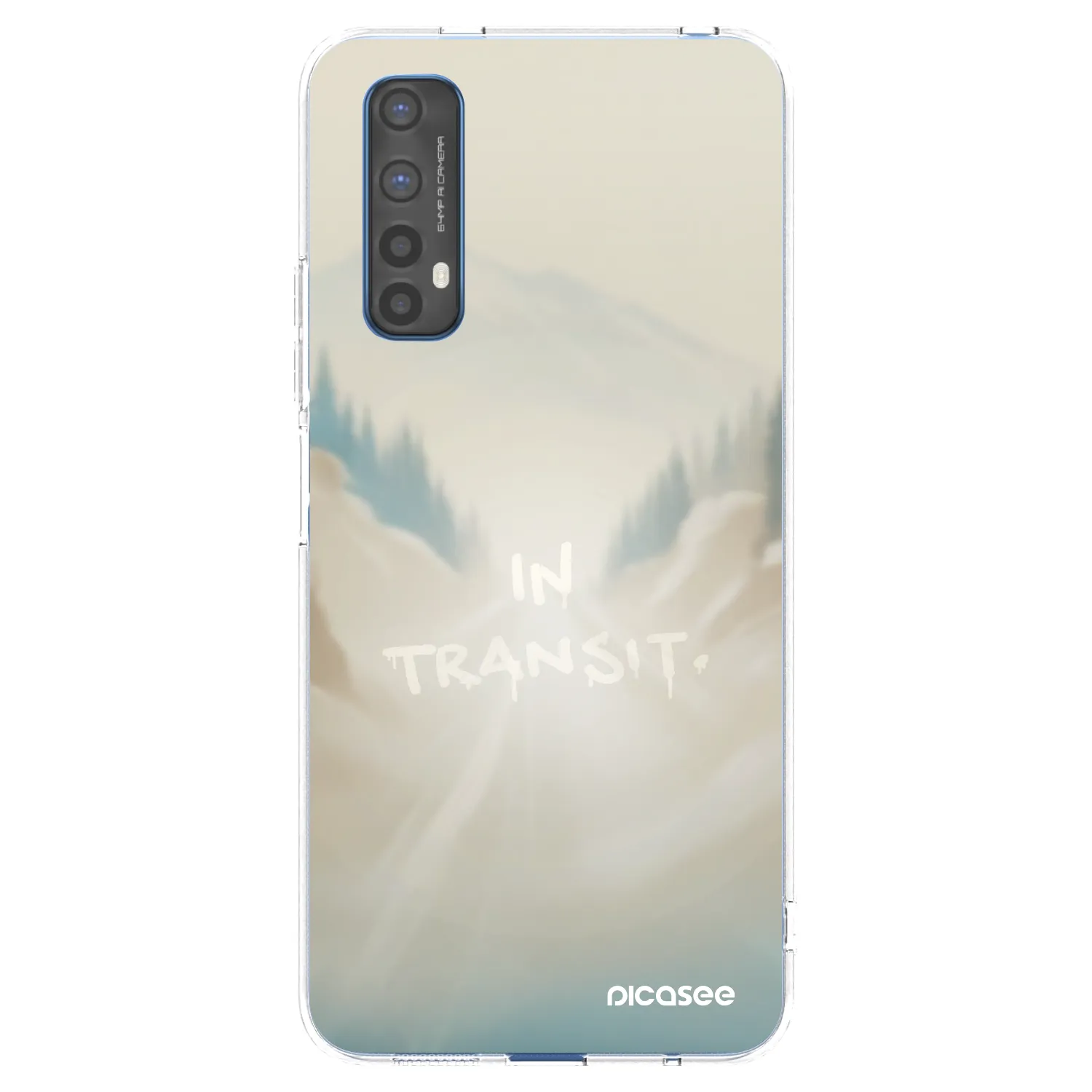 Picasee silikonski prozorni ovitek za Realme 7 - IN TRANSIT