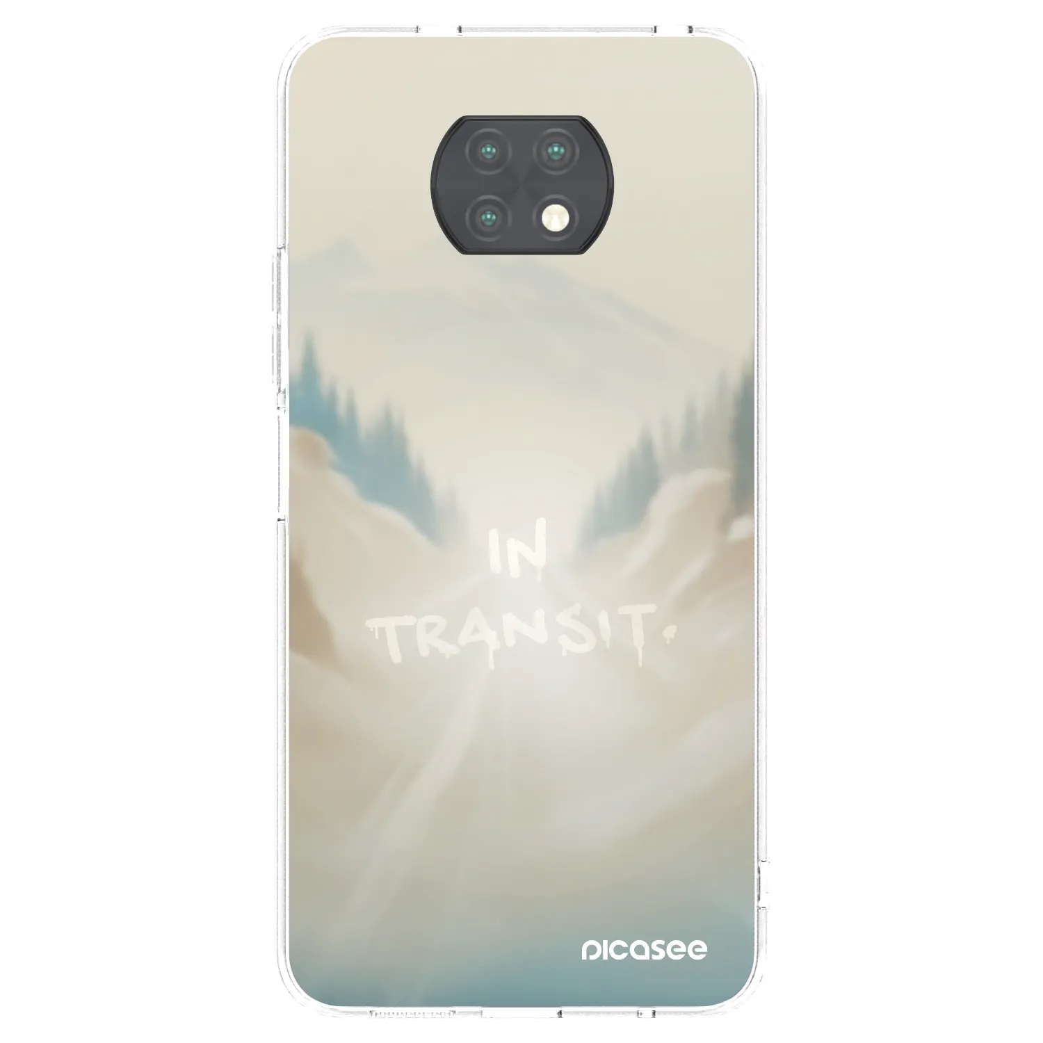 Picasee silikonski prozorni ovitek za Xiaomi Redmi Note 9T - IN TRANSIT