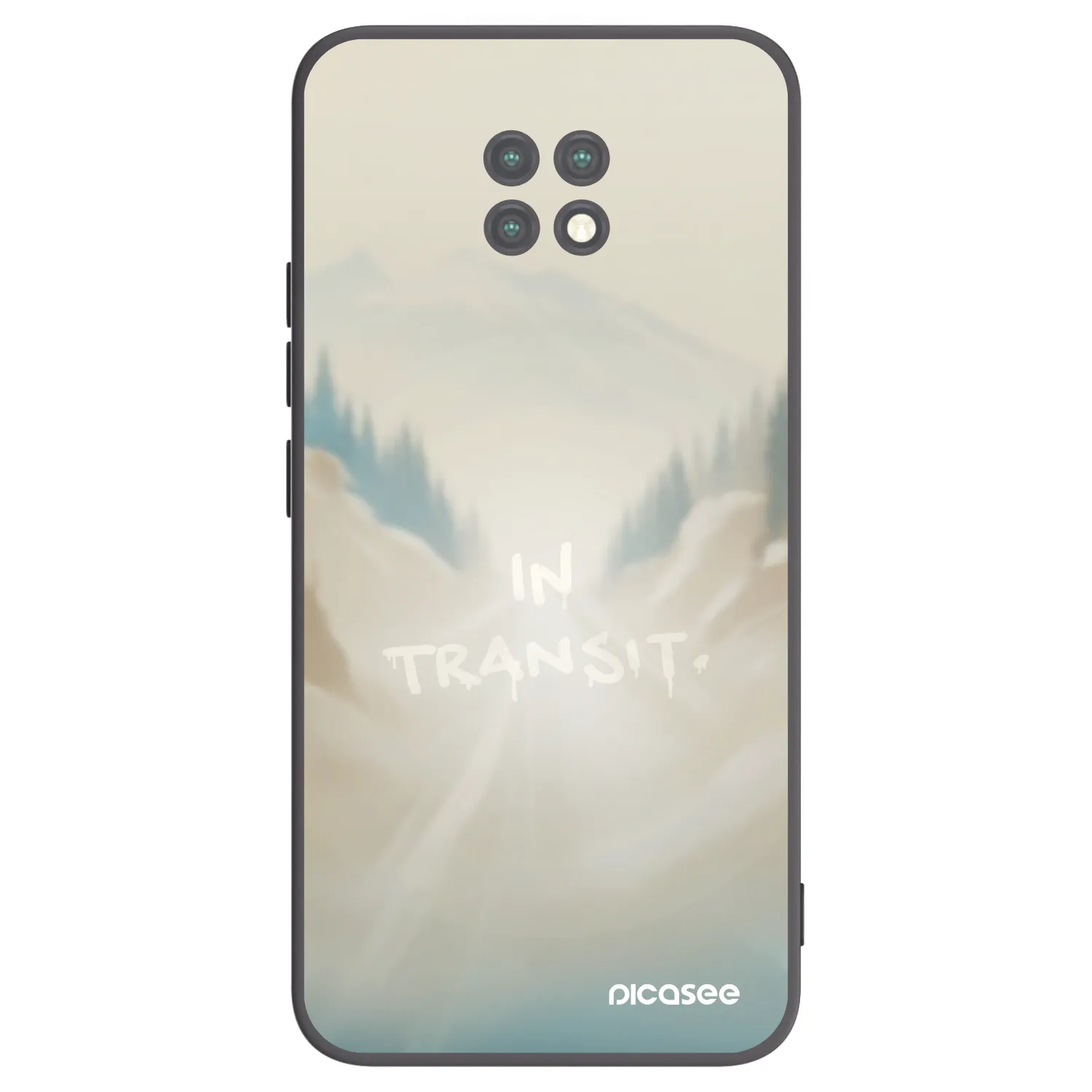 Picasee silikonski črni ovitek za Xiaomi Redmi Note 9T - IN TRANSIT