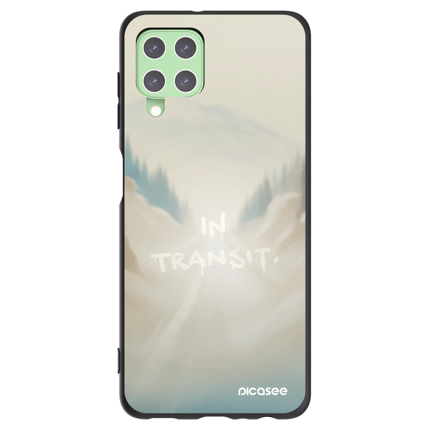 Picasee silikonski črni ovitek za Samsung Galaxy A22 A225F 4G - IN TRANSIT