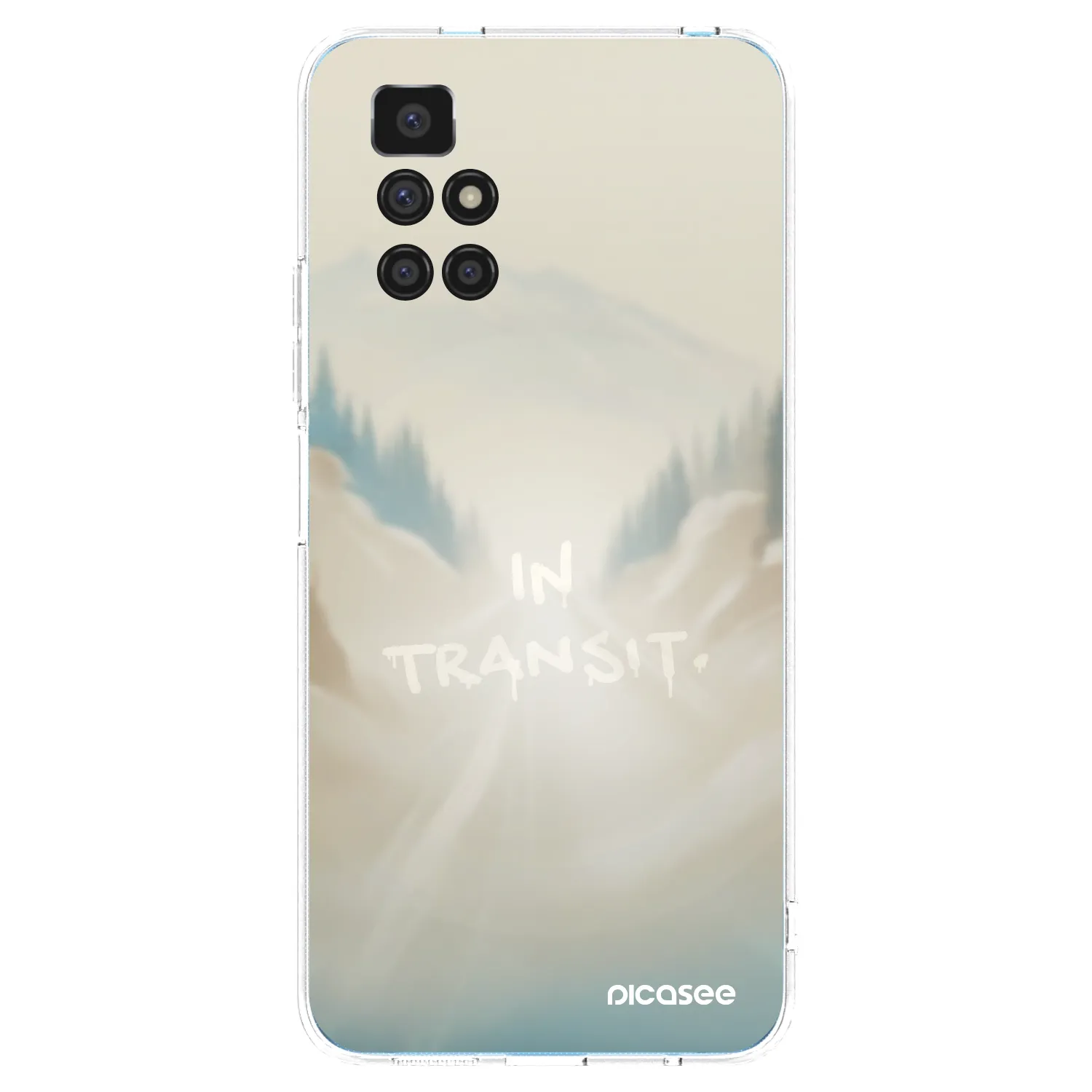 Picasee silikonski prozorni ovitek za Xiaomi Redmi 10 - IN TRANSIT