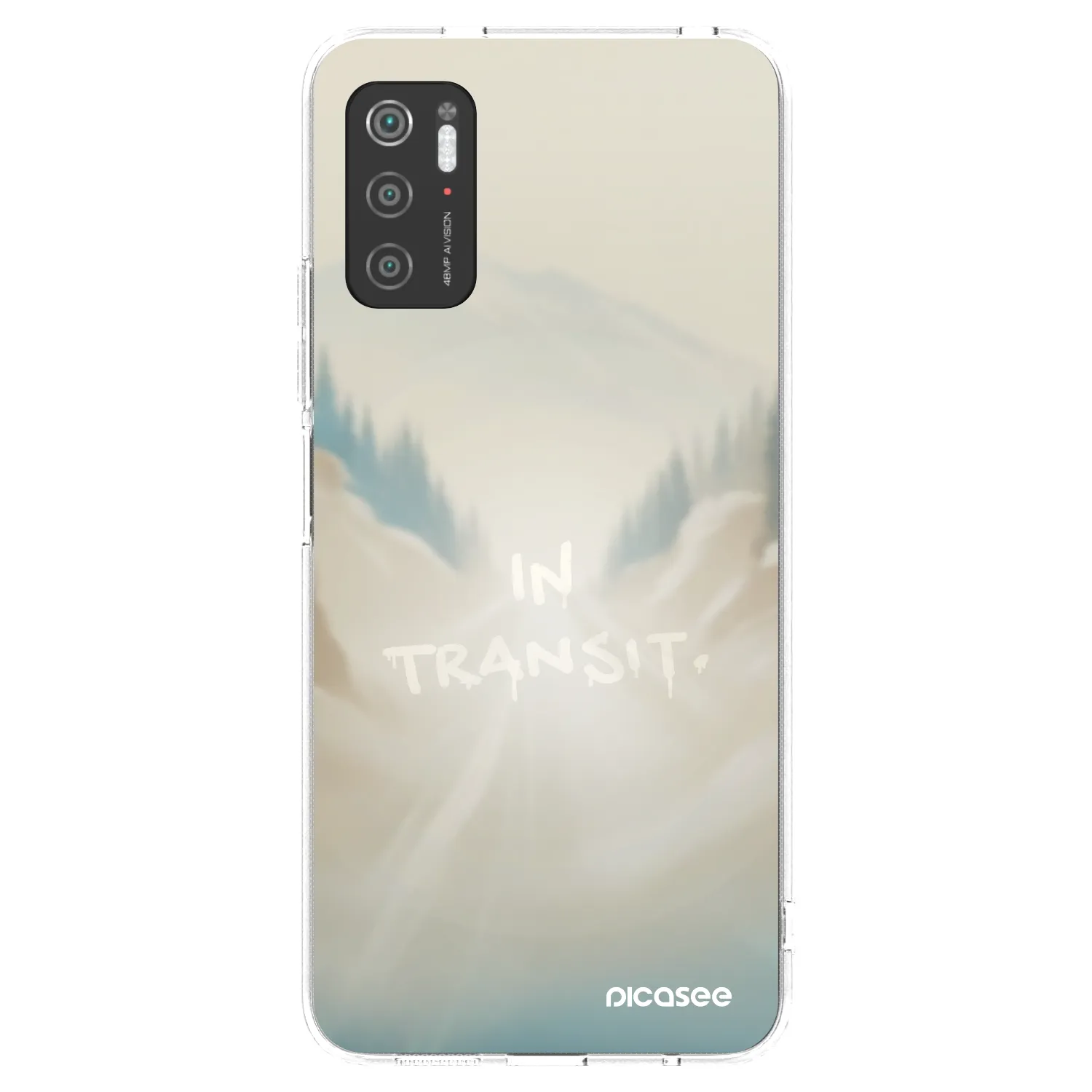 Picasee silikonski prozorni ovitek za Xiaomi Poco M3 Pro 5G - IN TRANSIT