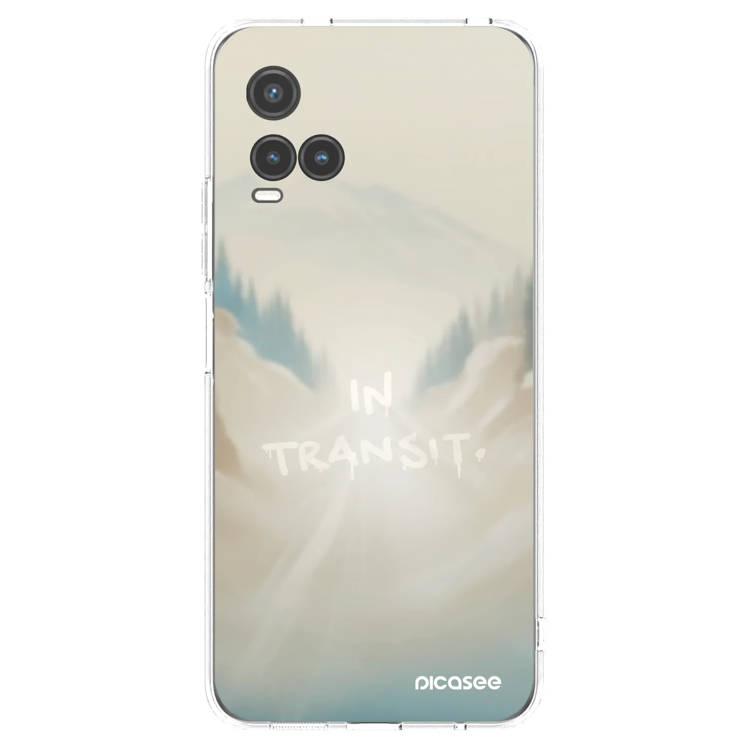 Picasee silikonski prozorni ovitek za Vivo Y33s - IN TRANSIT