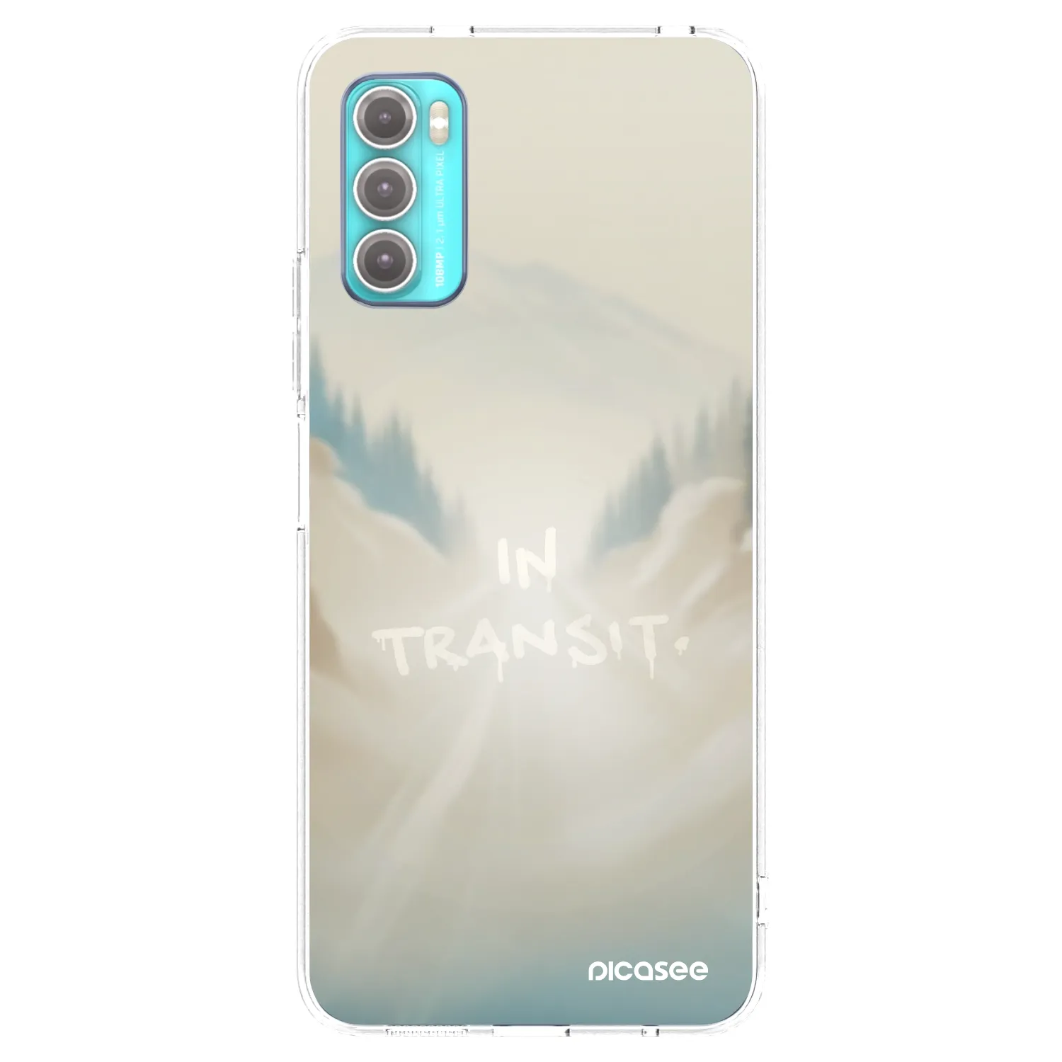 Picasee silikonski prozorni ovitek za Motorola Moto G60 - IN TRANSIT