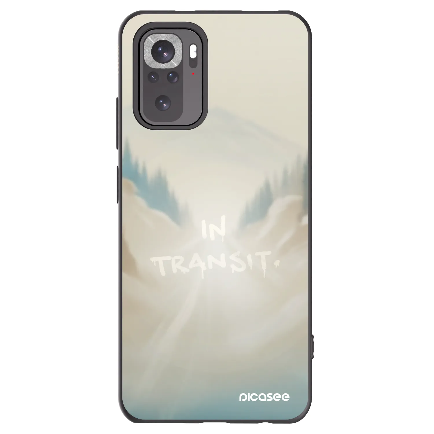 Picasee silikonski črni ovitek za Xiaomi Redmi Note 11S 4G - IN TRANSIT
