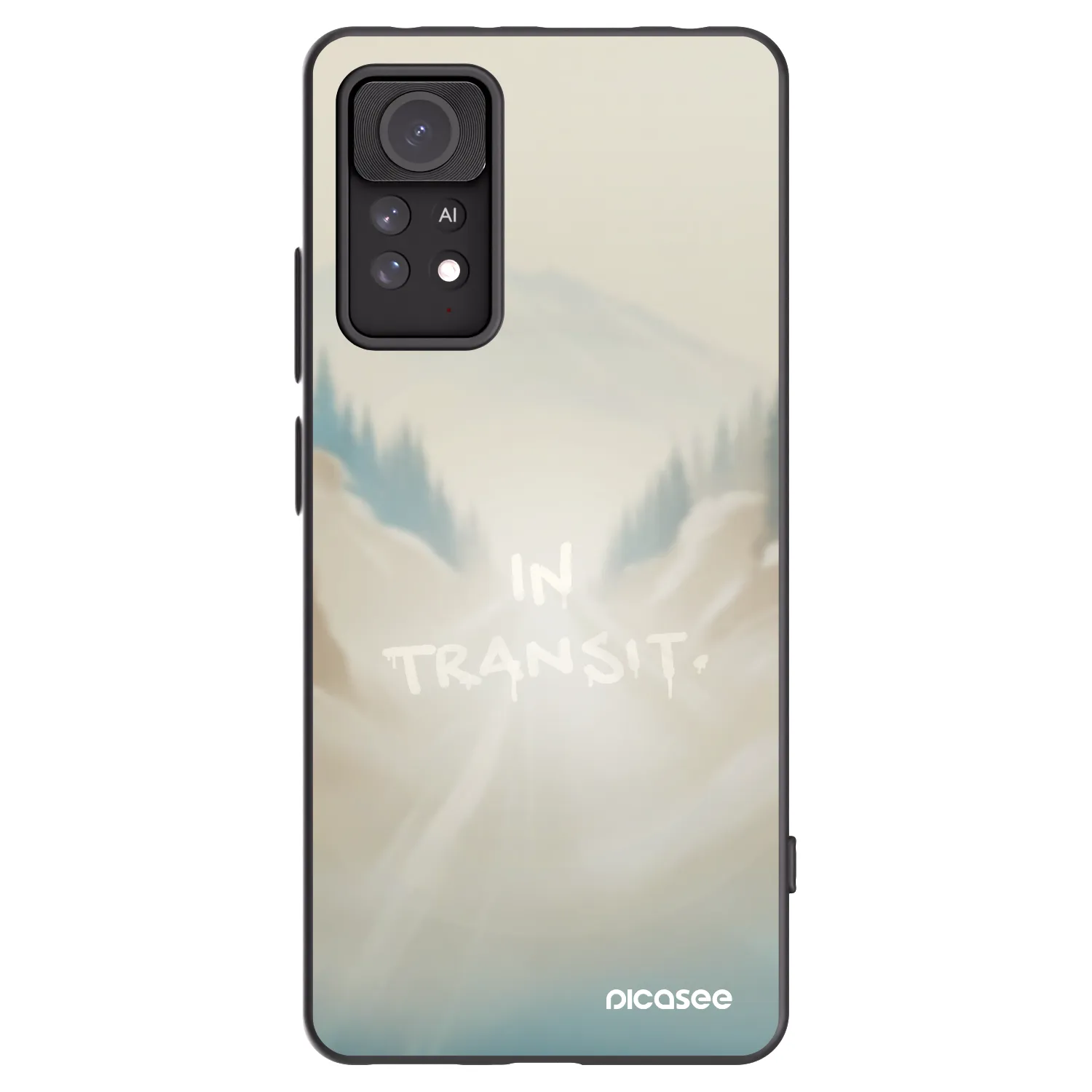 Picasee silikonski črni ovitek za Xiaomi Redmi Note 11 Pro 5G - IN TRANSIT