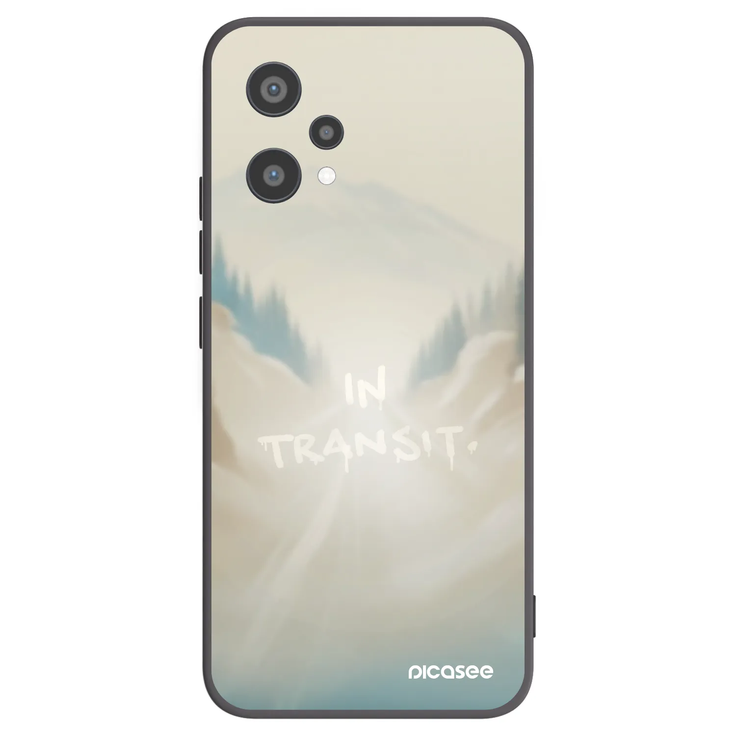 Picasee silikonski črni ovitek za Realme 9 Pro 5G - IN TRANSIT