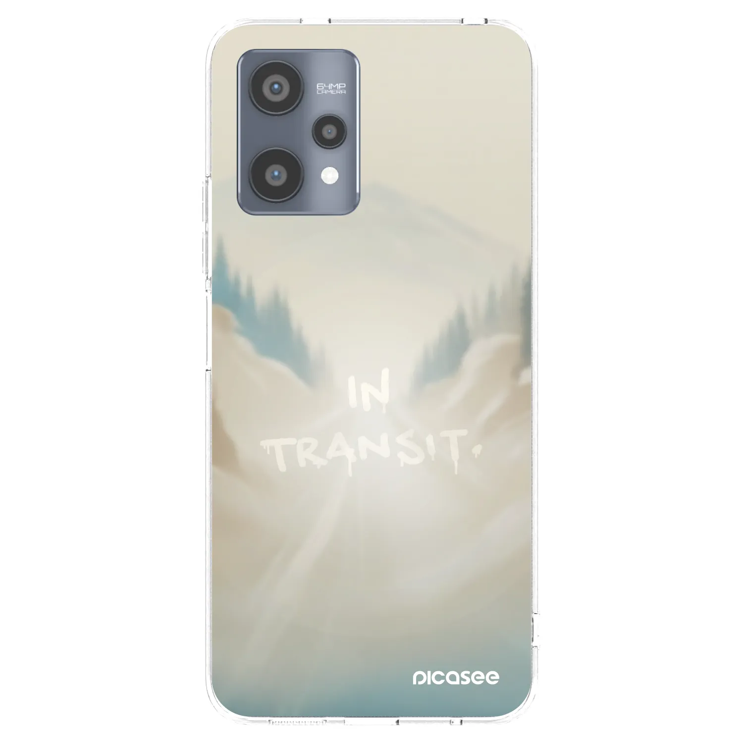 Picasee silikonski prozorni ovitek za Realme 9 Pro 5G - IN TRANSIT