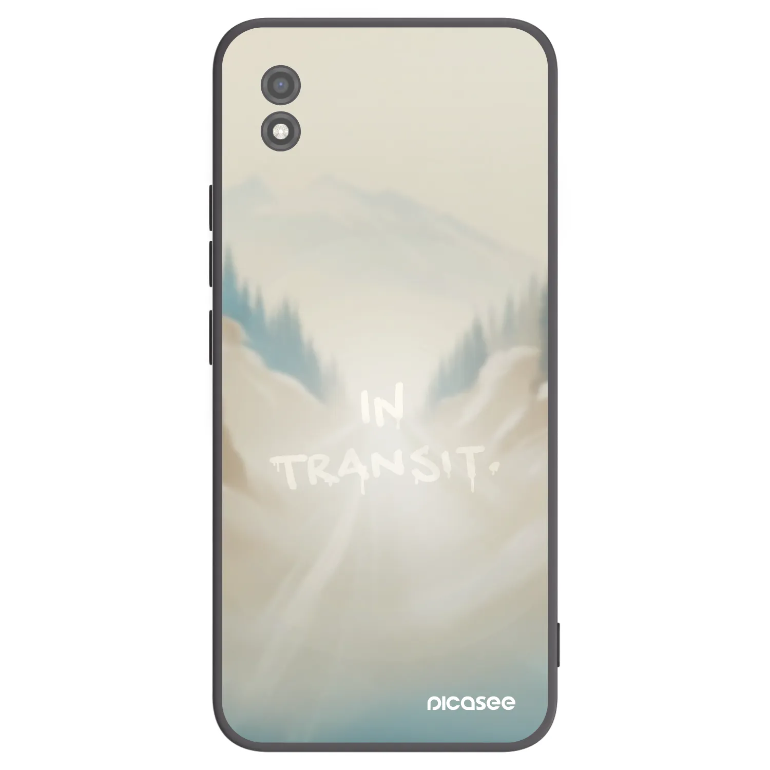 Picasee silikonski črni ovitek za Realme C11 (2021) - IN TRANSIT