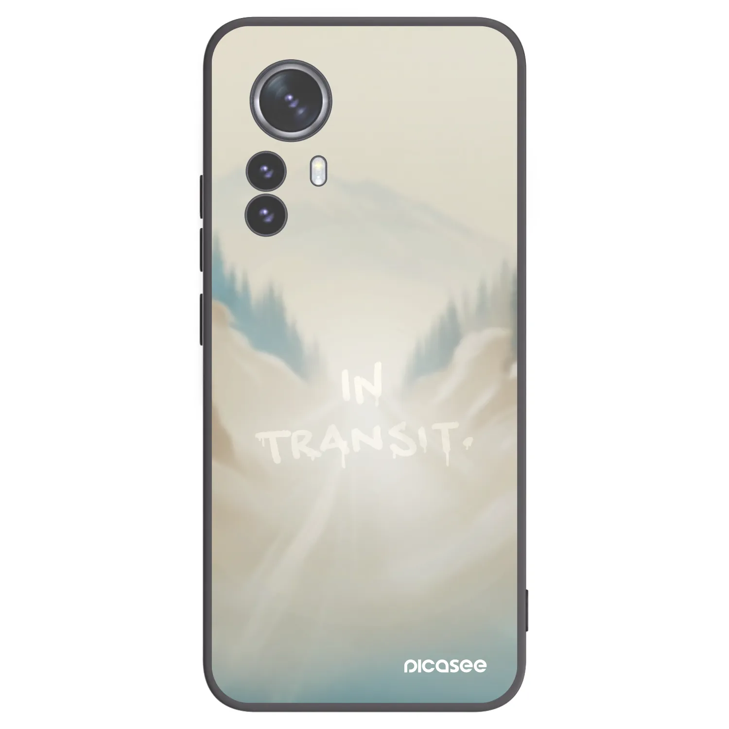 Picasee silikonski črni ovitek za Xiaomi 12 Pro - IN TRANSIT