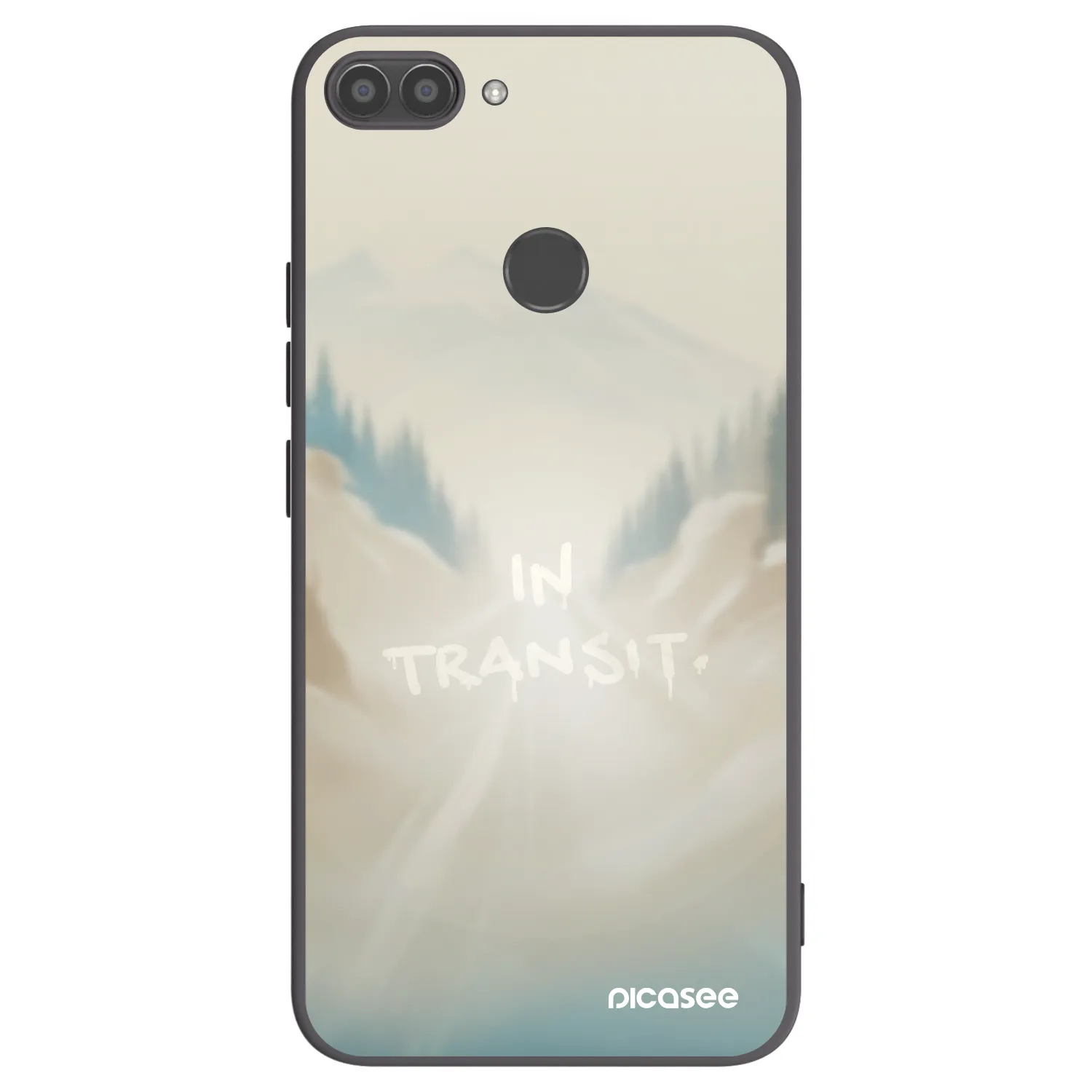 Picasee silikonski črni ovitek za Huawei P Smart - IN TRANSIT