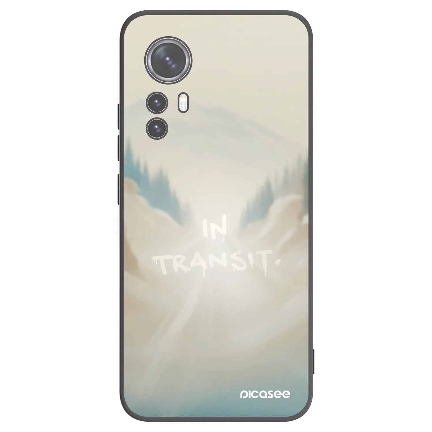 Picasee silikonski črni ovitek za Xiaomi 12X - IN TRANSIT