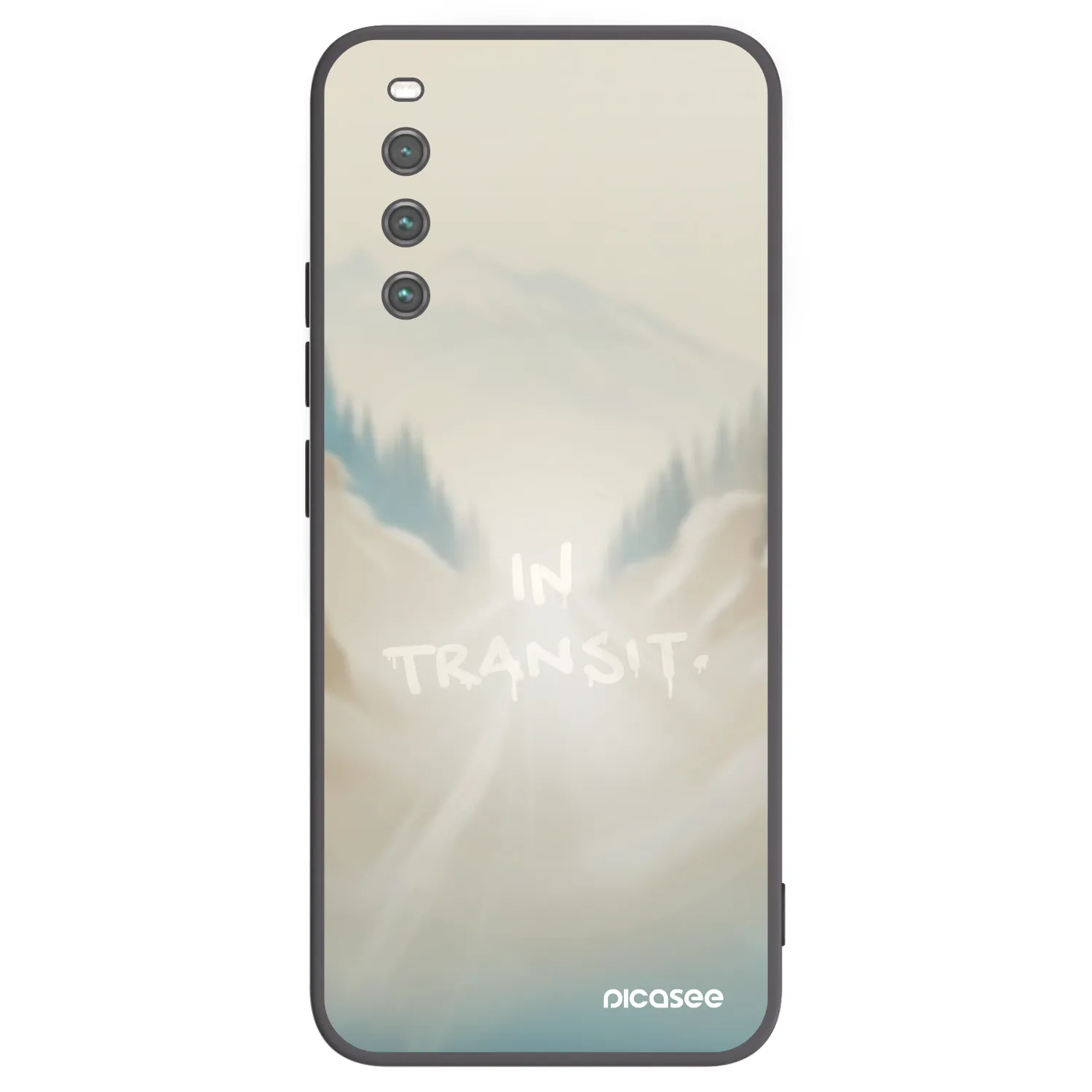 Picasee silikonski črni ovitek za Sony Xperia 10 IV 5G - IN TRANSIT