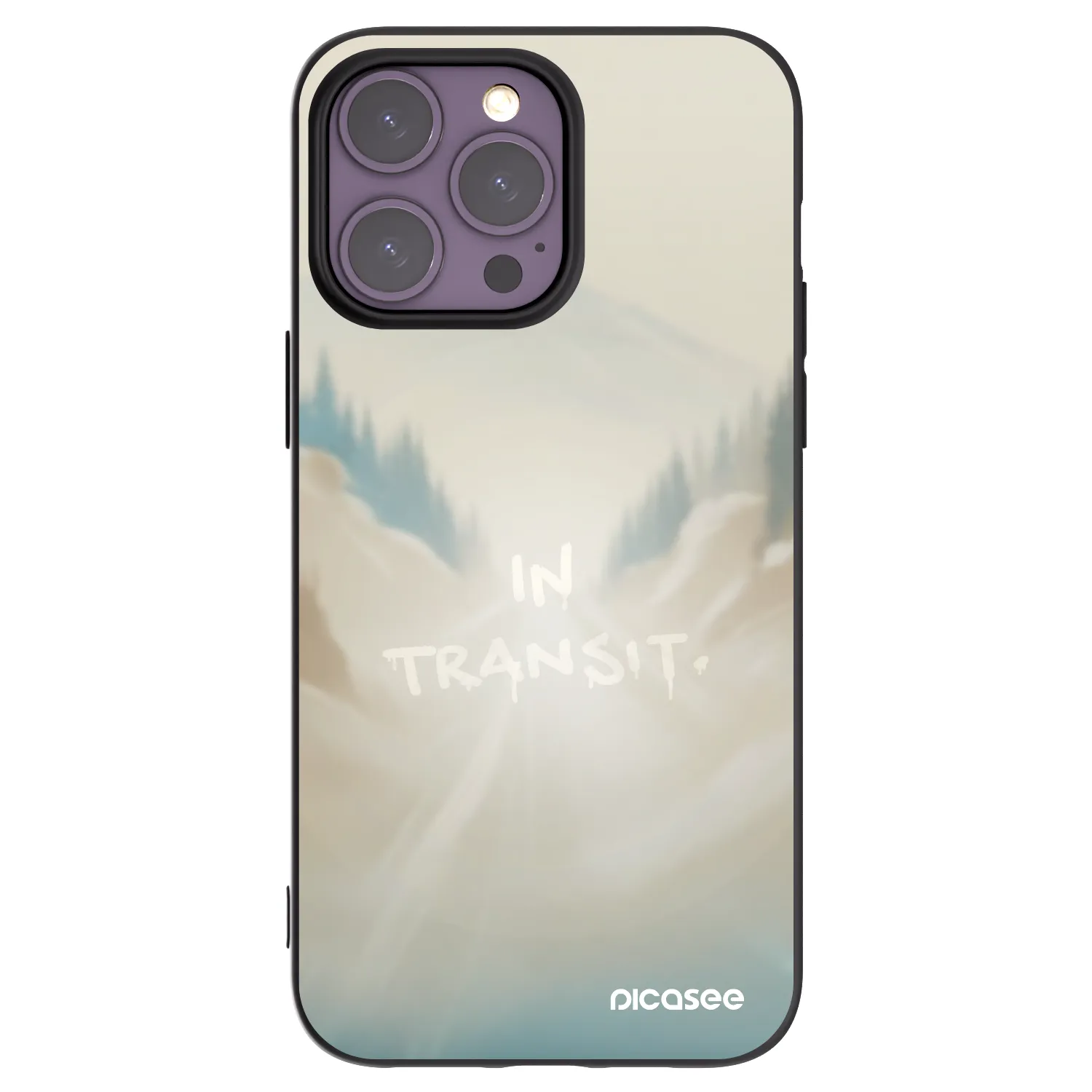 Picasee silikonski črni ovitek za Apple iPhone 14 Pro Max - IN TRANSIT