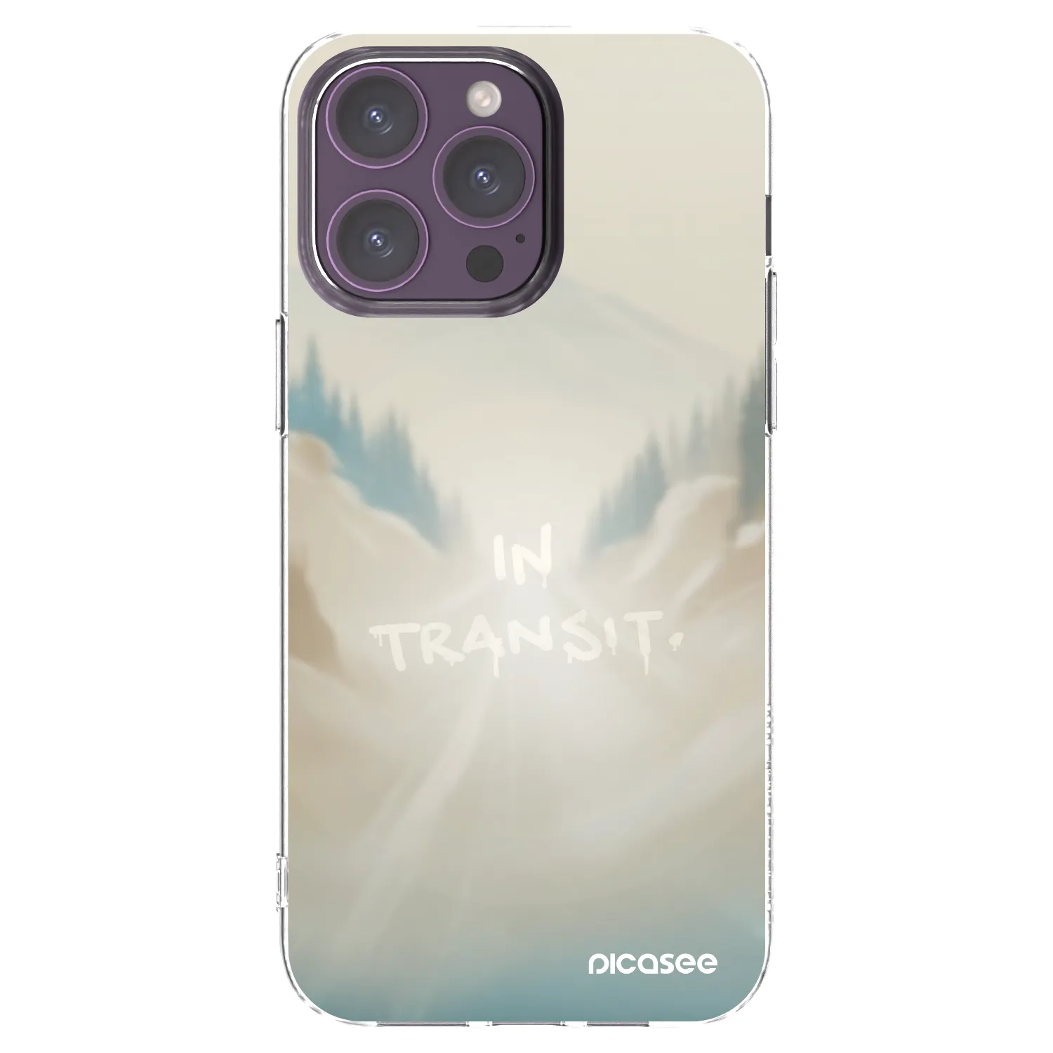 Picasee silikonski prozorni ovitek za Apple iPhone 14 Pro Max - IN TRANSIT