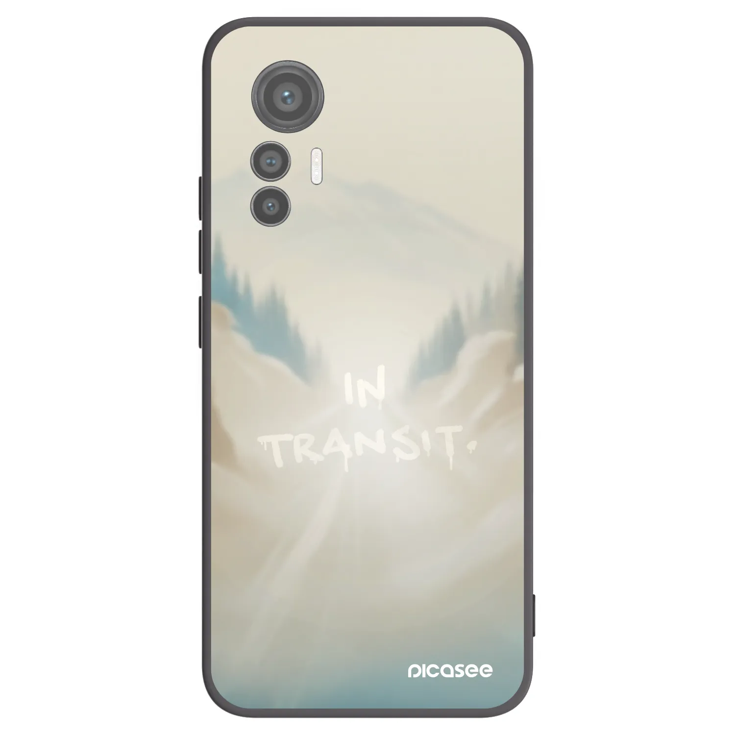 Picasee silikonski črni ovitek za Xiaomi 12 Lite - IN TRANSIT