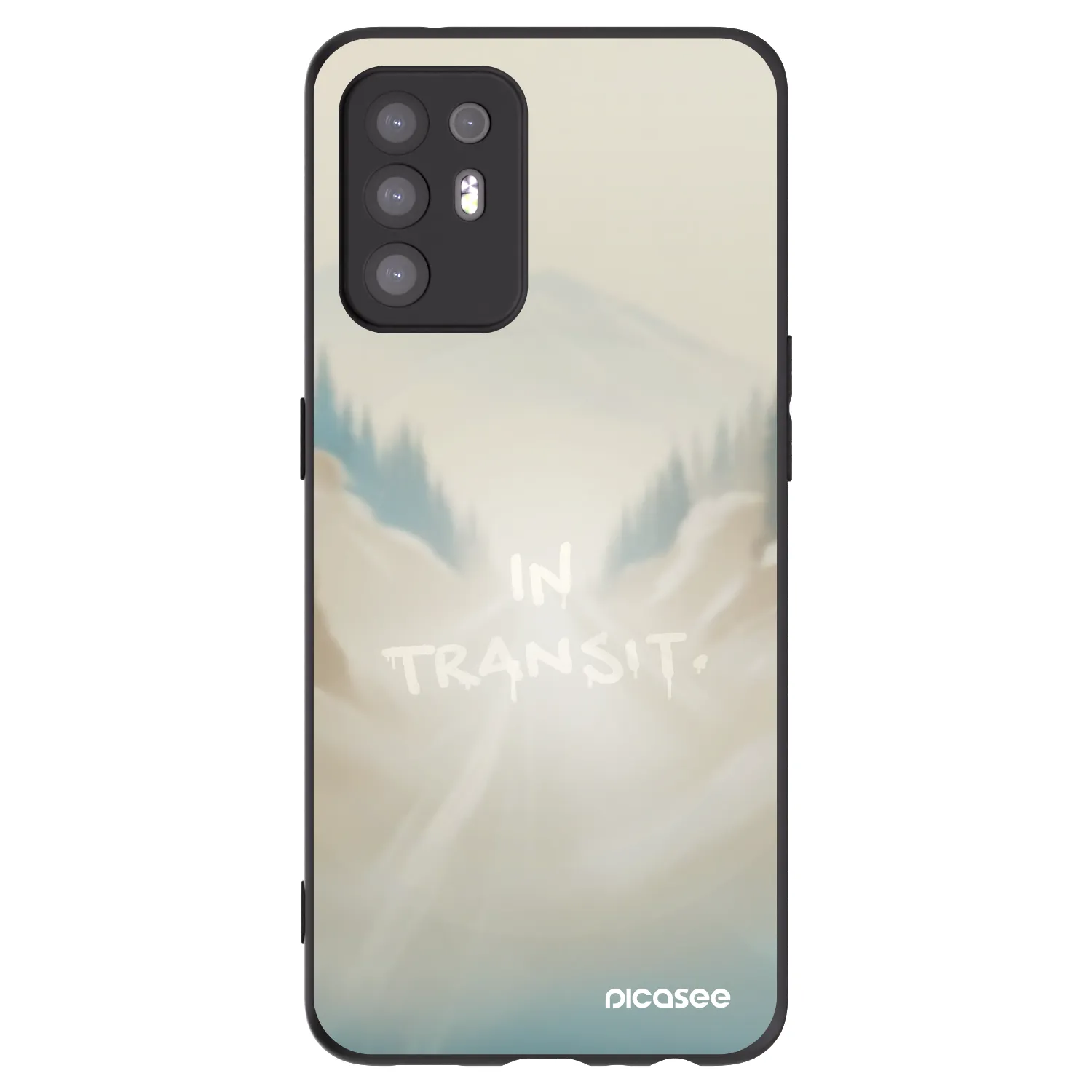 Picasee silikonski črni ovitek za OPPO A94 5G - IN TRANSIT