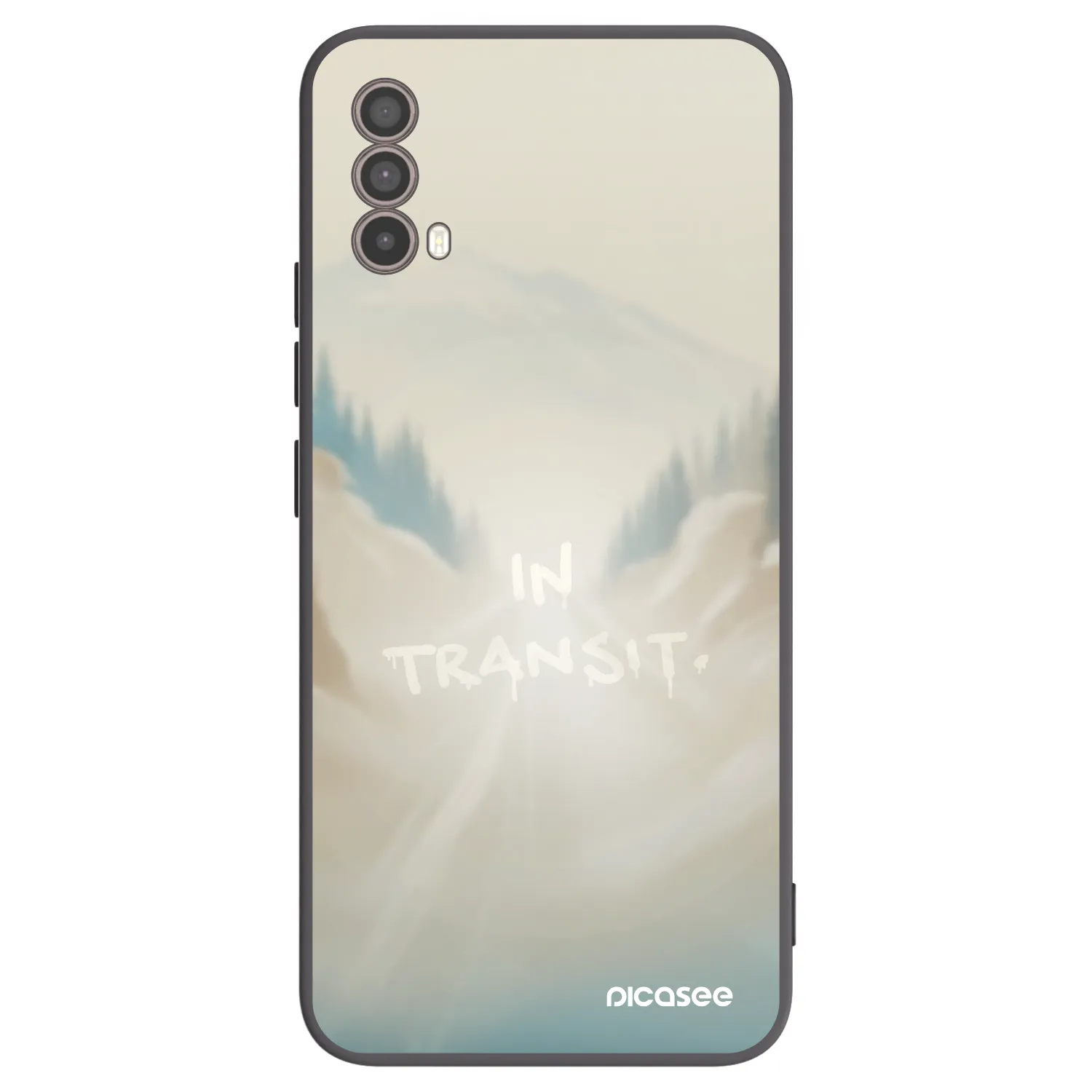 Picasee silikonski črni ovitek za Motorola Moto E40 - IN TRANSIT