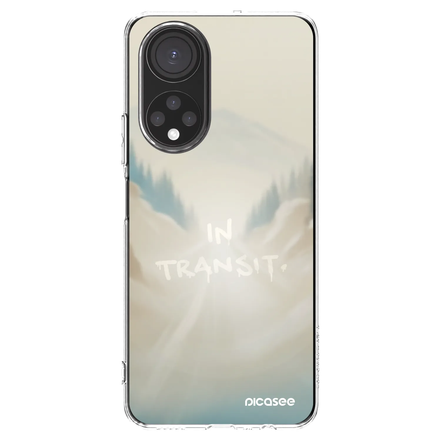 Picasee silikonski prozorni ovitek za Honor X7 - IN TRANSIT