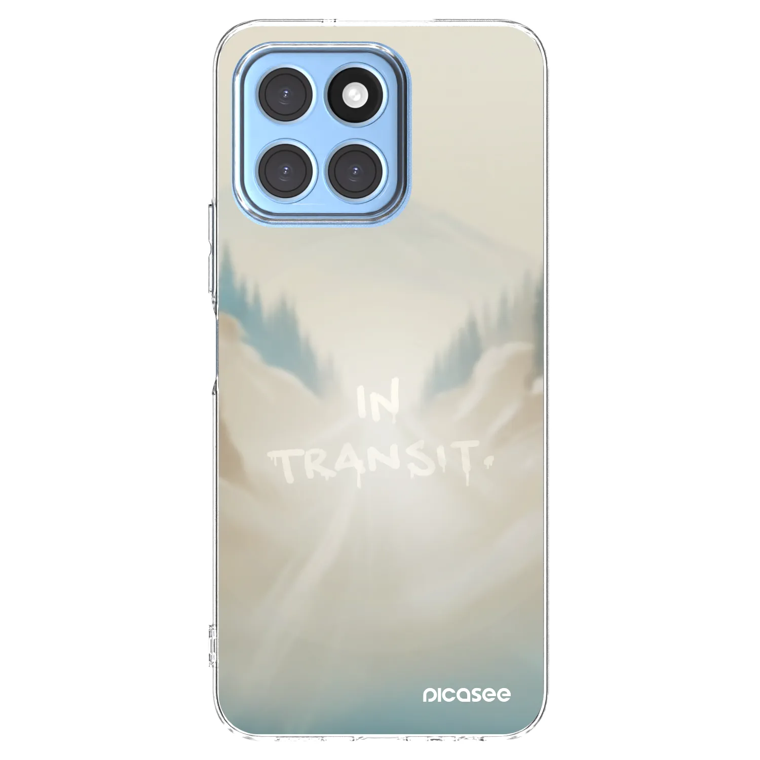 Picasee silikonski prozorni ovitek za Honor X8 5G - IN TRANSIT