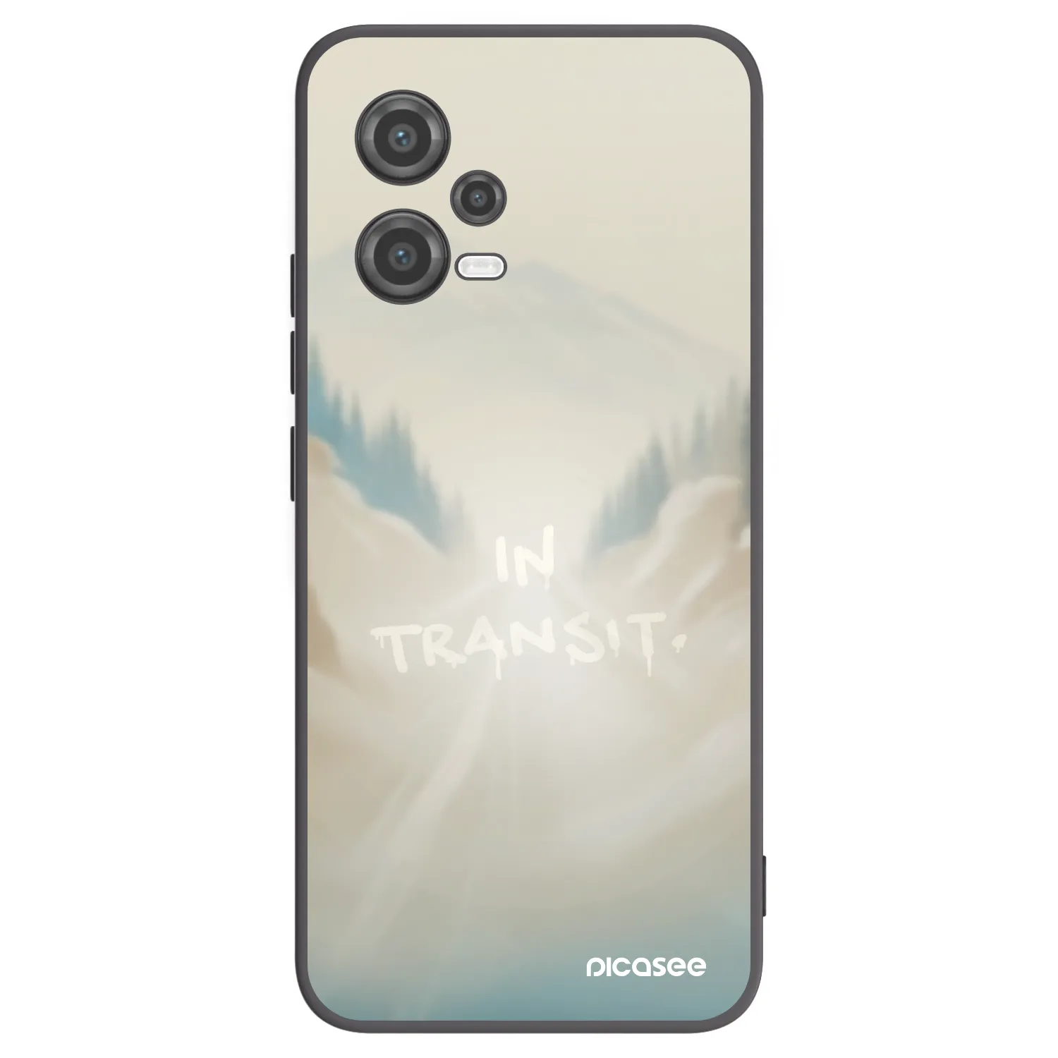 Picasee silikonski črni ovitek za Xiaomi Poco X5 - IN TRANSIT