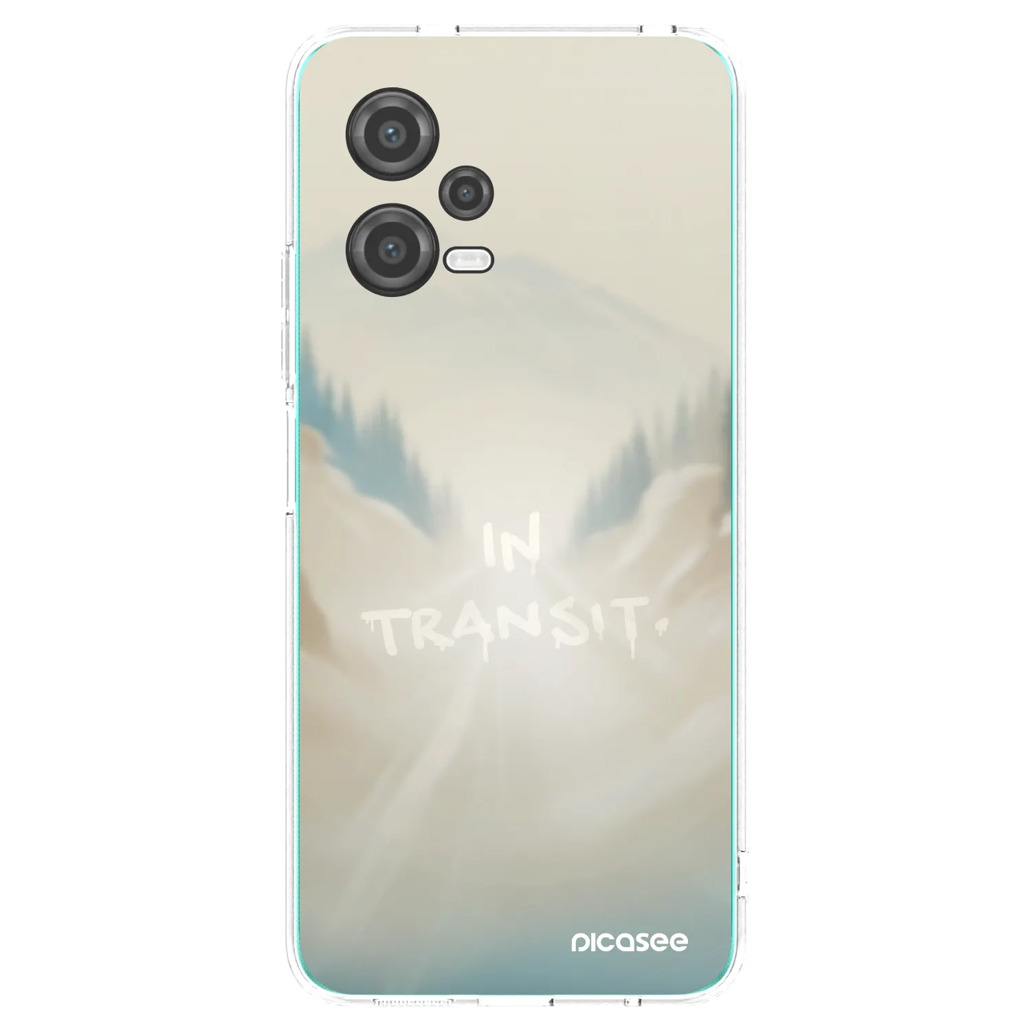 Picasee silikonski prozorni ovitek za Xiaomi Poco X5 - IN TRANSIT