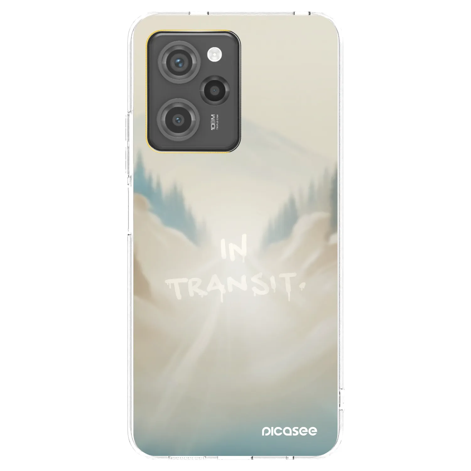 Picasee silikonski prozorni ovitek za Xiaomi Poco X5 Pro - IN TRANSIT