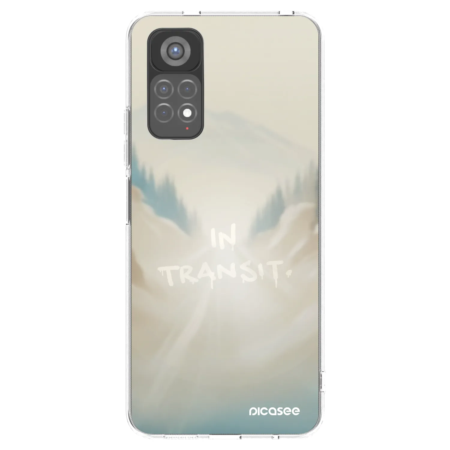 Picasee silikonski prozorni ovitek za Xiaomi Redmi Note 11S 5G - IN TRANSIT