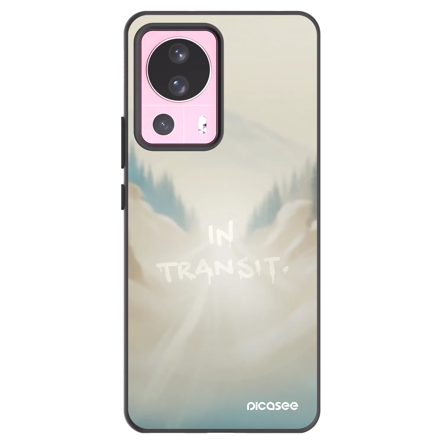 Picasee silikonski črni ovitek za Xiaomi 13 Lite - IN TRANSIT