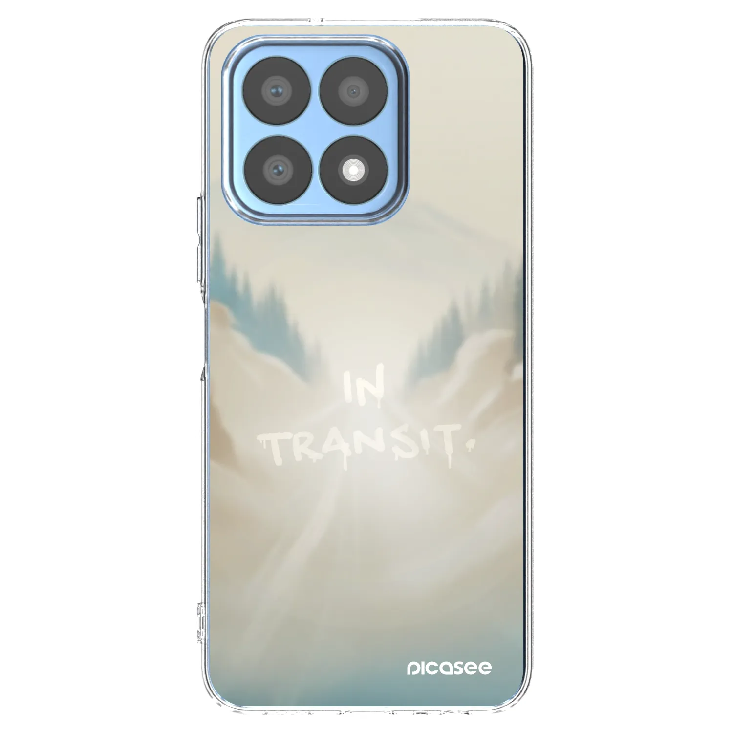 Picasee silikonski prozorni ovitek za Honor X8a - IN TRANSIT