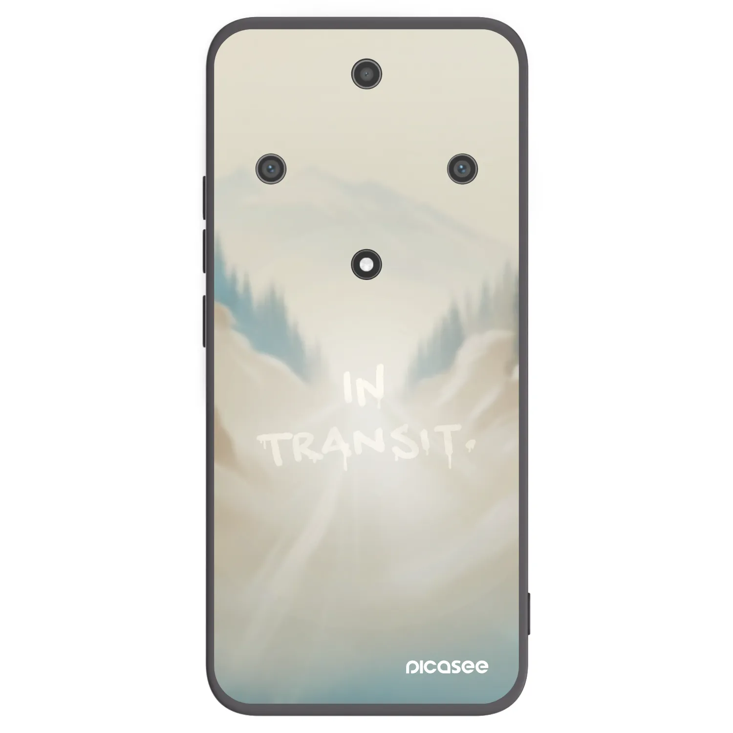 Picasee silikonski črni ovitek za Honor Magic5 Lite 5G - IN TRANSIT