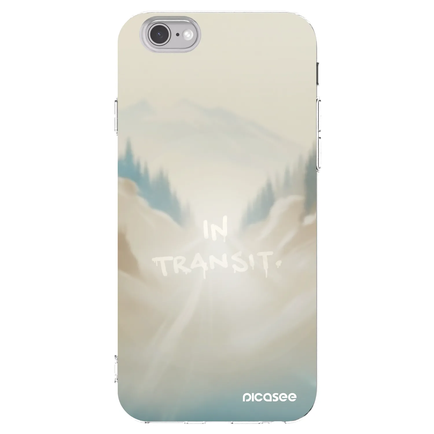 Picasee silikonski prozorni ovitek za Apple iPhone 6/6S - IN TRANSIT