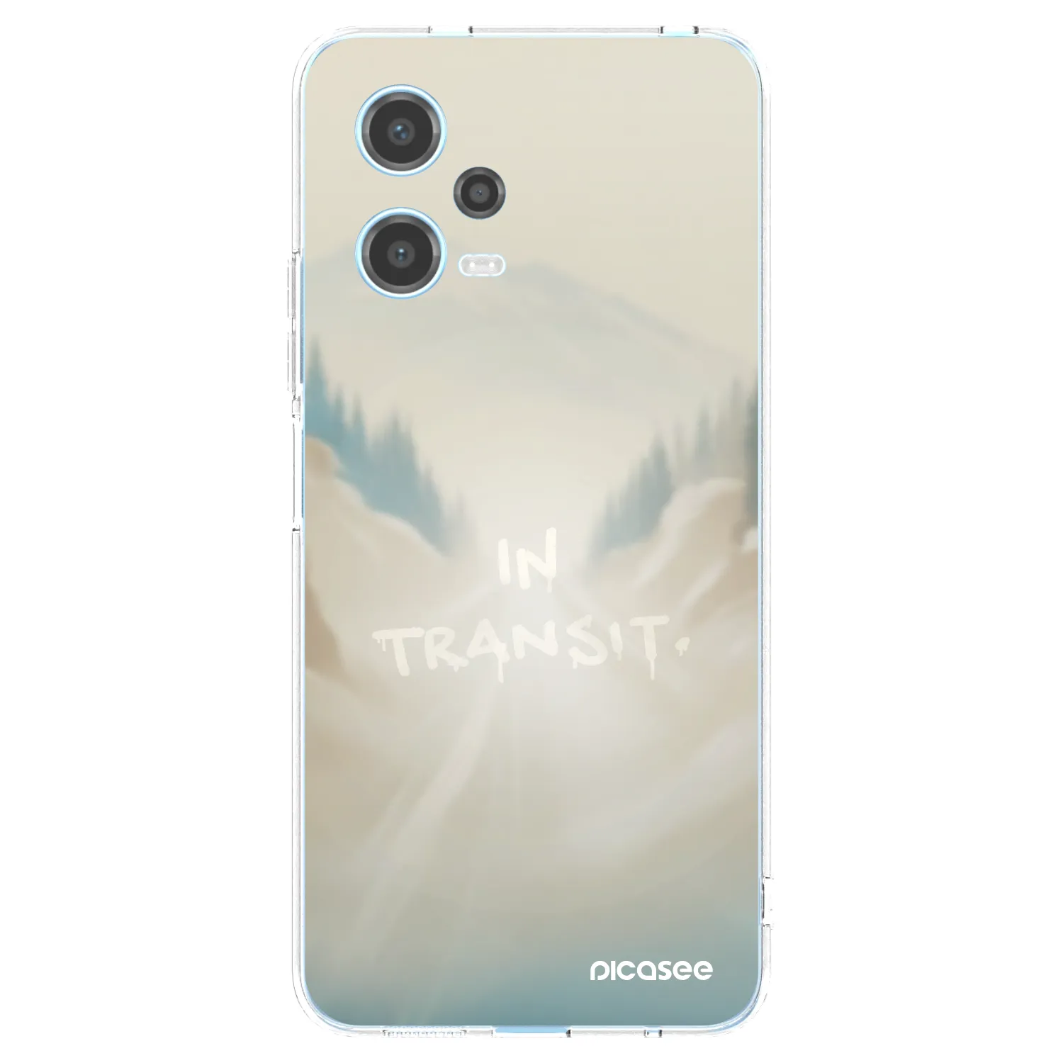 Picasee silikonski prozorni ovitek za Xiaomi Redmi Note 12 5G - IN TRANSIT