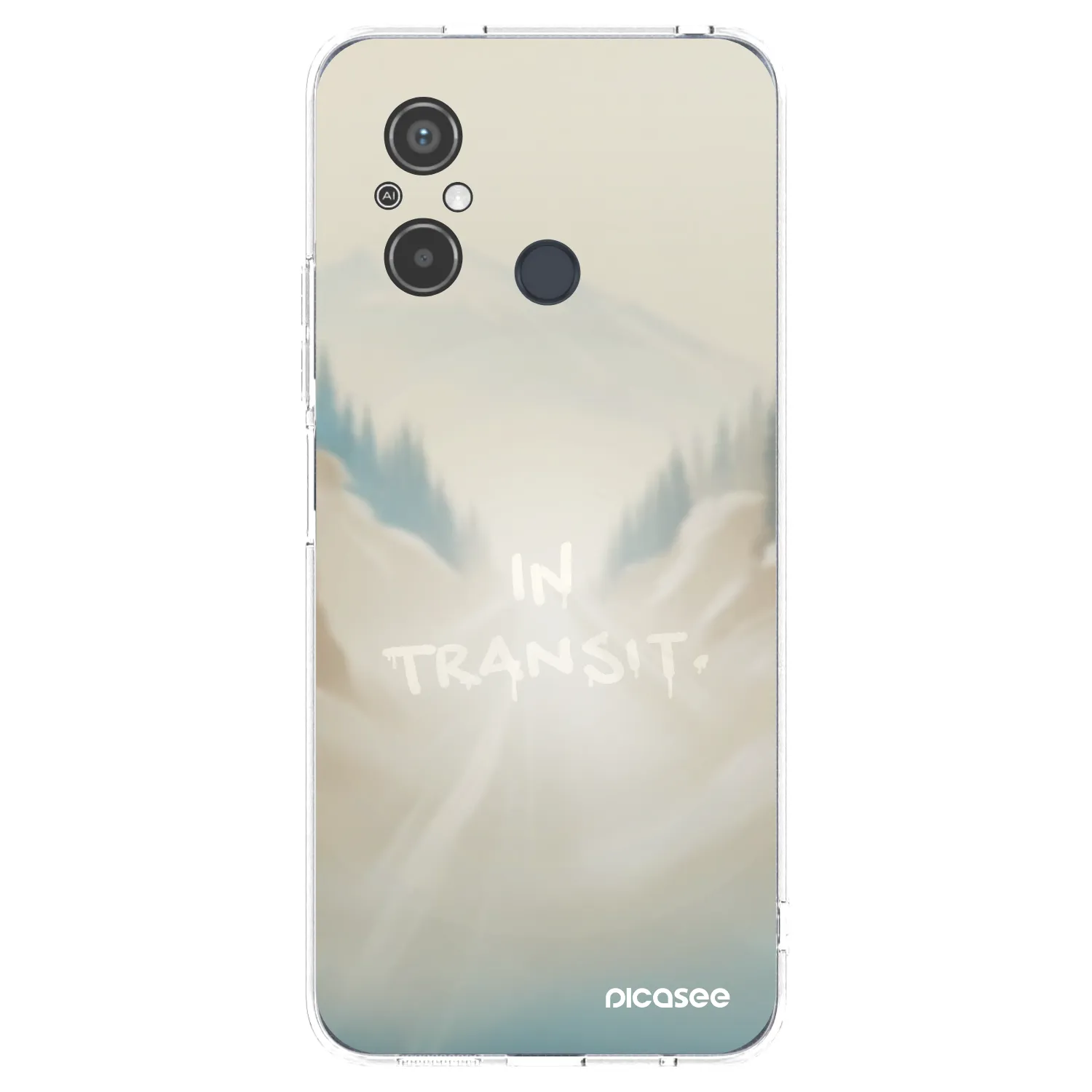 Picasee silikonski prozorni ovitek za Xiaomi Redmi 12C - IN TRANSIT