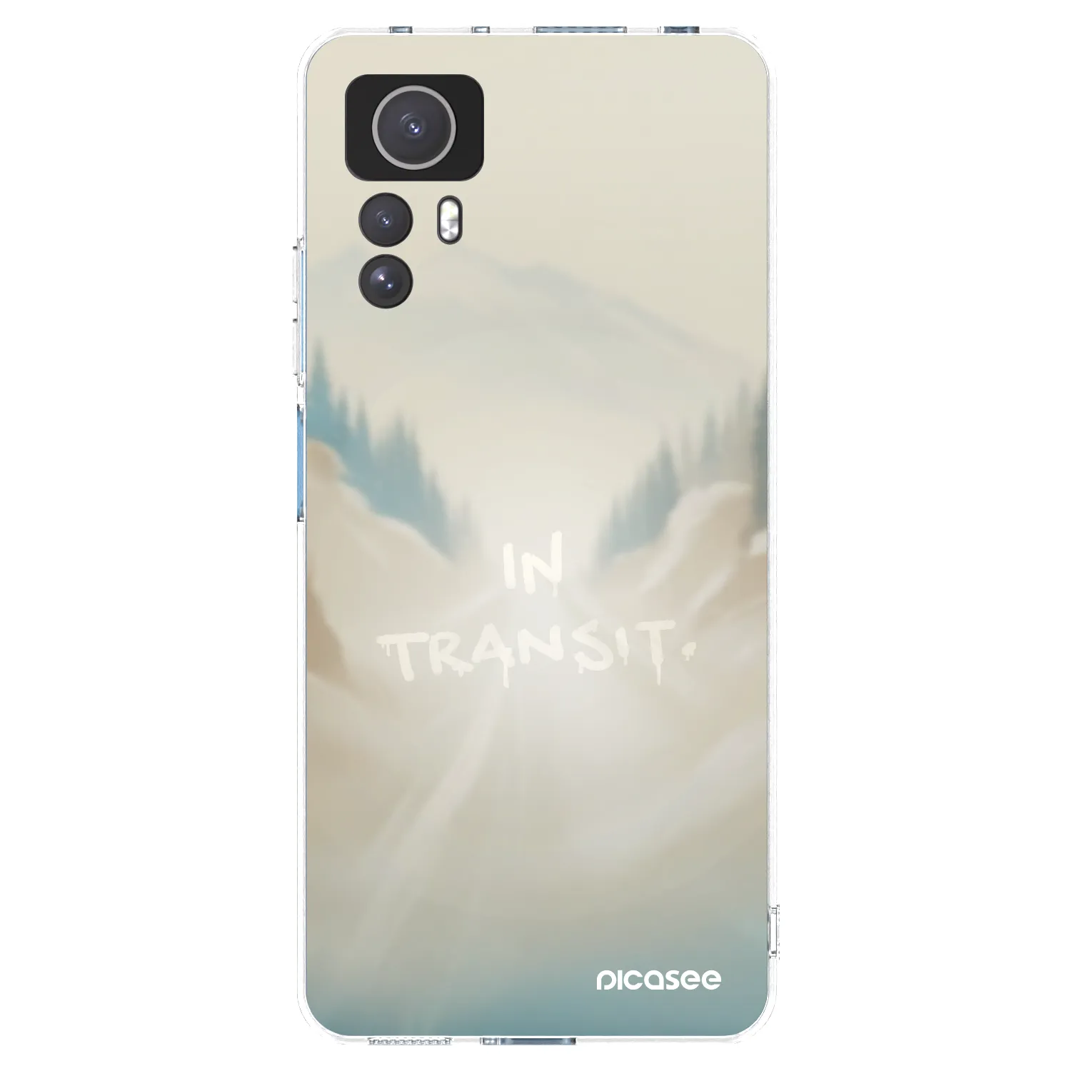 Picasee silikonski prozorni ovitek za Xiaomi Redmi Note 12S - IN TRANSIT