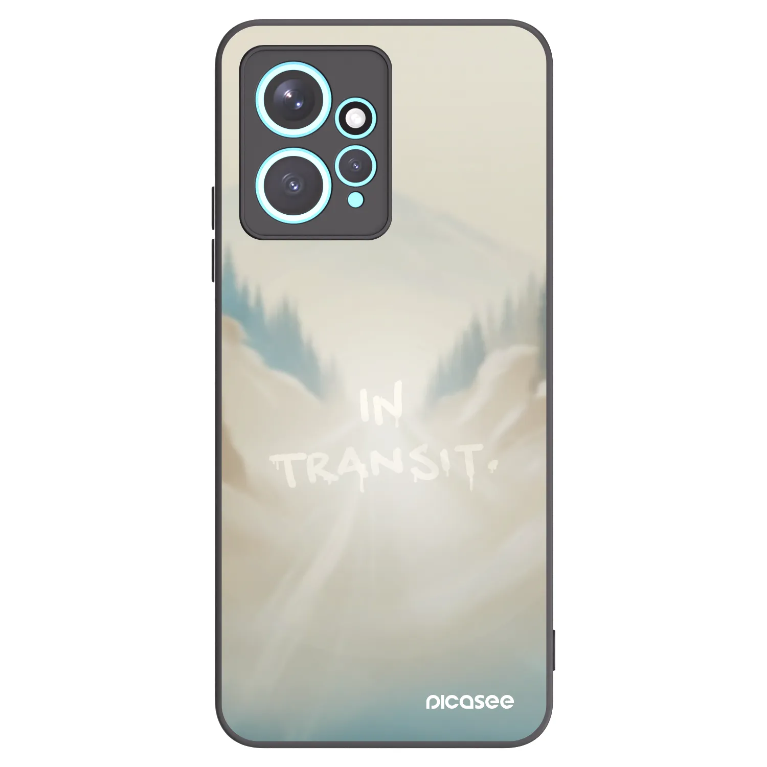 Picasee silikonski črni ovitek za Xiaomi Redmi Note 12 4G - IN TRANSIT