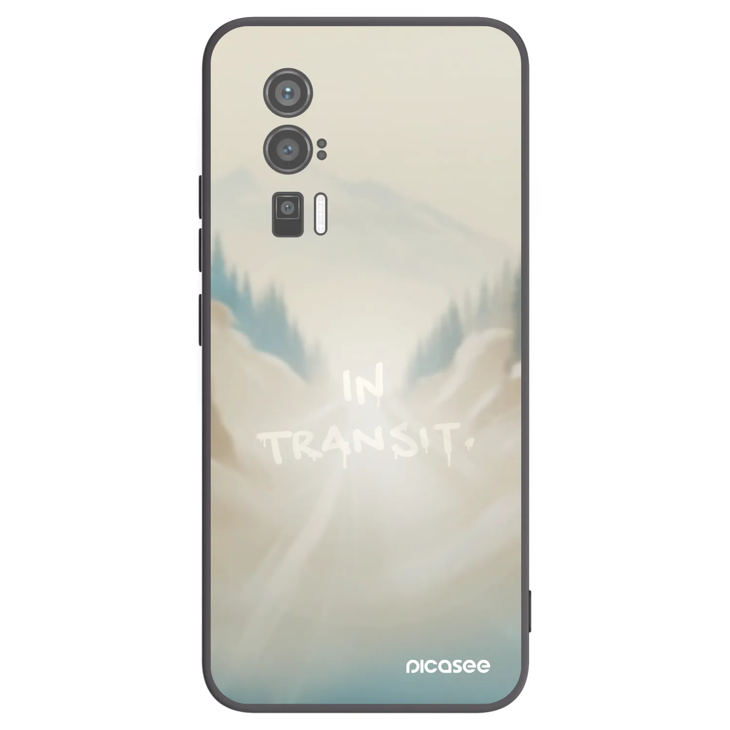 Picasee silikonski črni ovitek za Xiaomi Poco F5 Pro 5G - IN TRANSIT