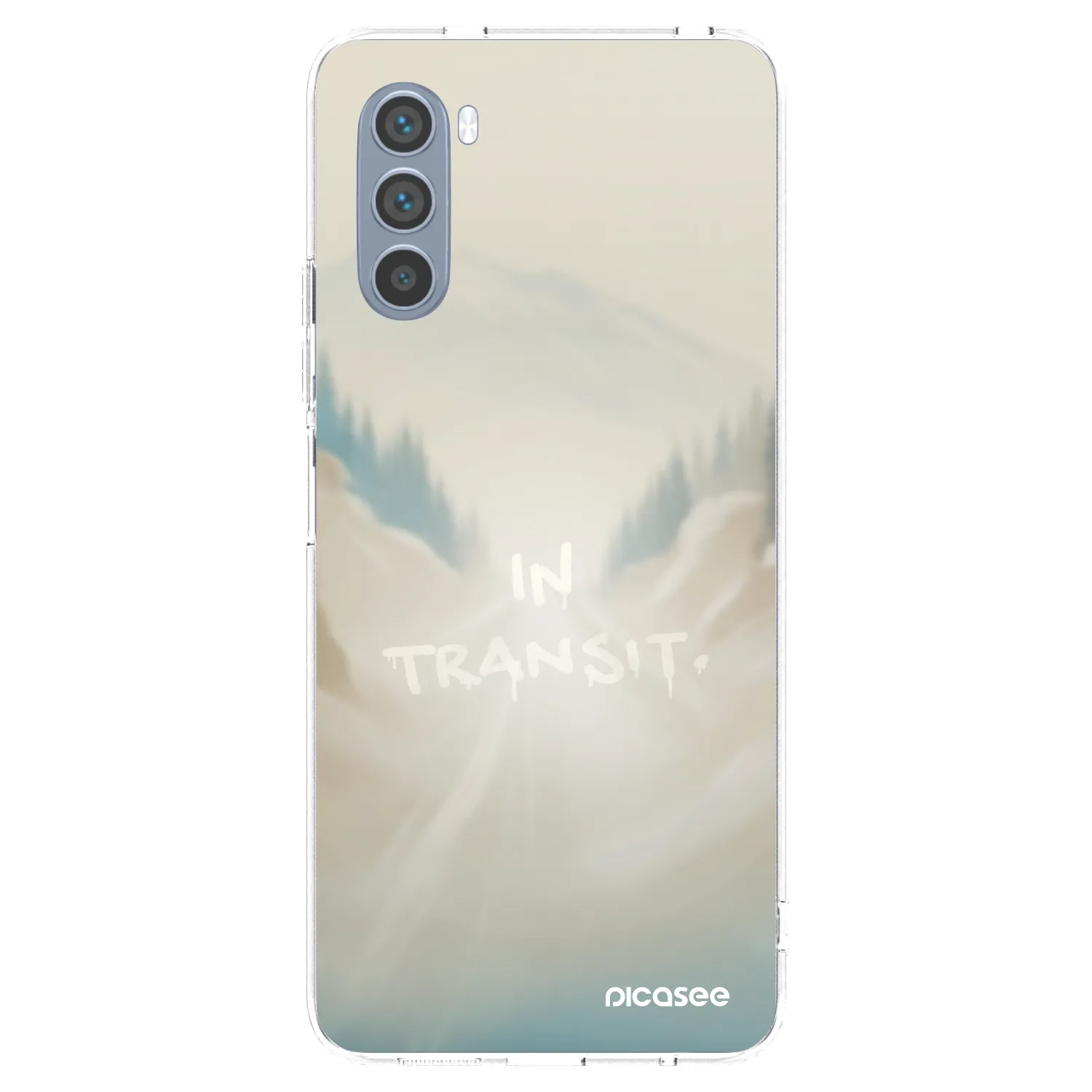 Picasee silikonski prozorni ovitek za Motorola Moto G62 - IN TRANSIT