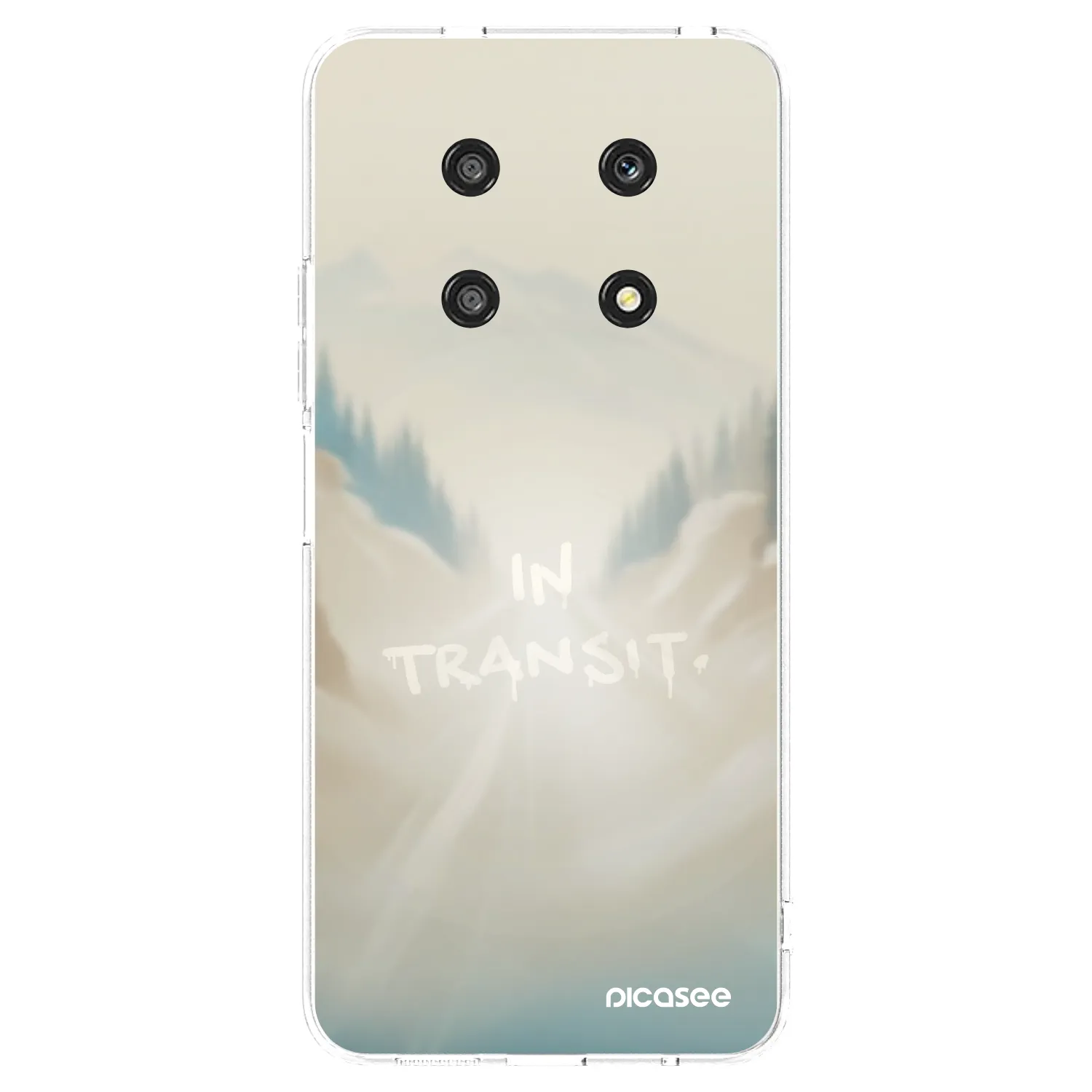 Picasee silikonski prozorni ovitek za Honor Magic4 Lite 5G - IN TRANSIT