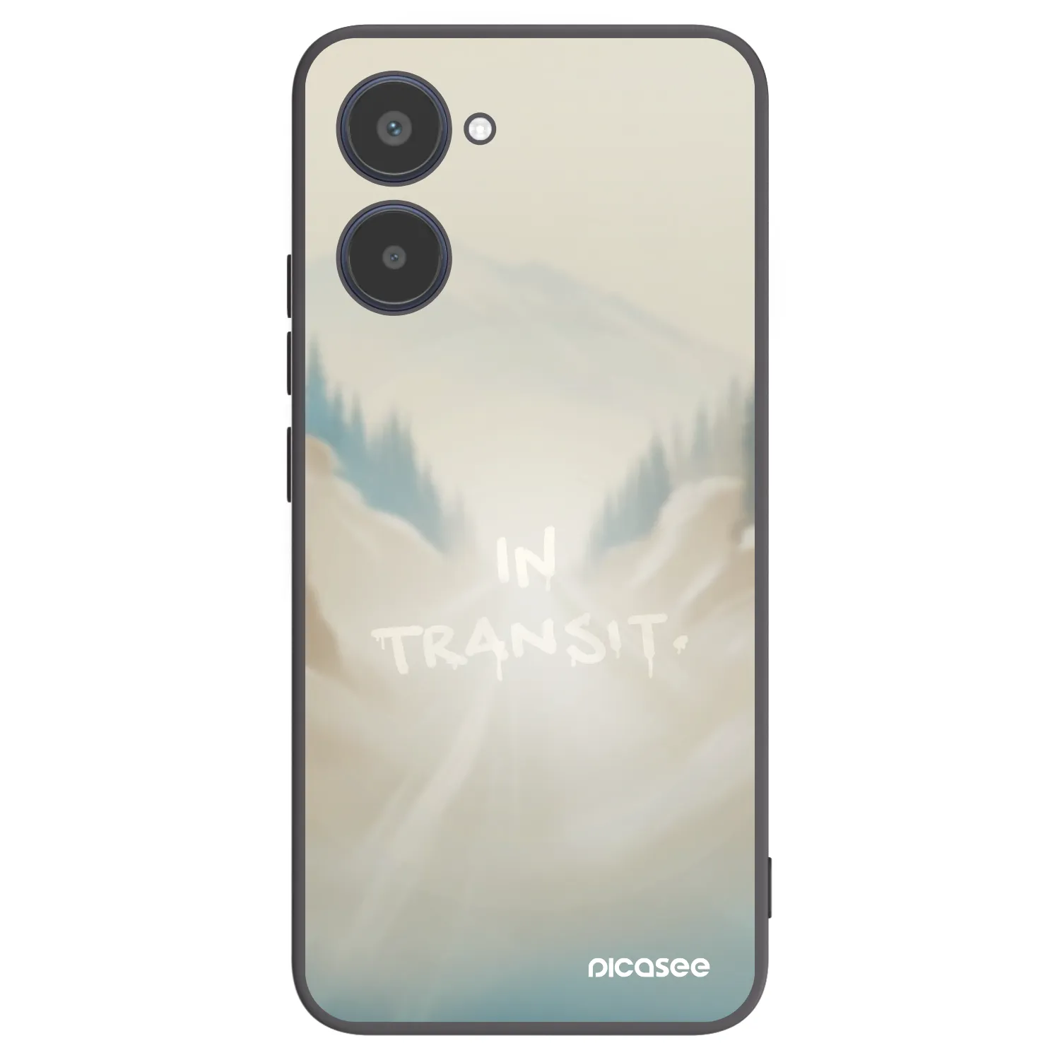 Picasee silikonski črni ovitek za Realme 10 4G - IN TRANSIT