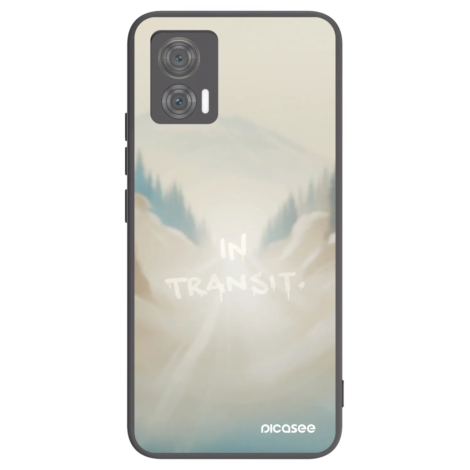 Picasee silikonski črni ovitek za Motorola Edge 30 Neo - IN TRANSIT