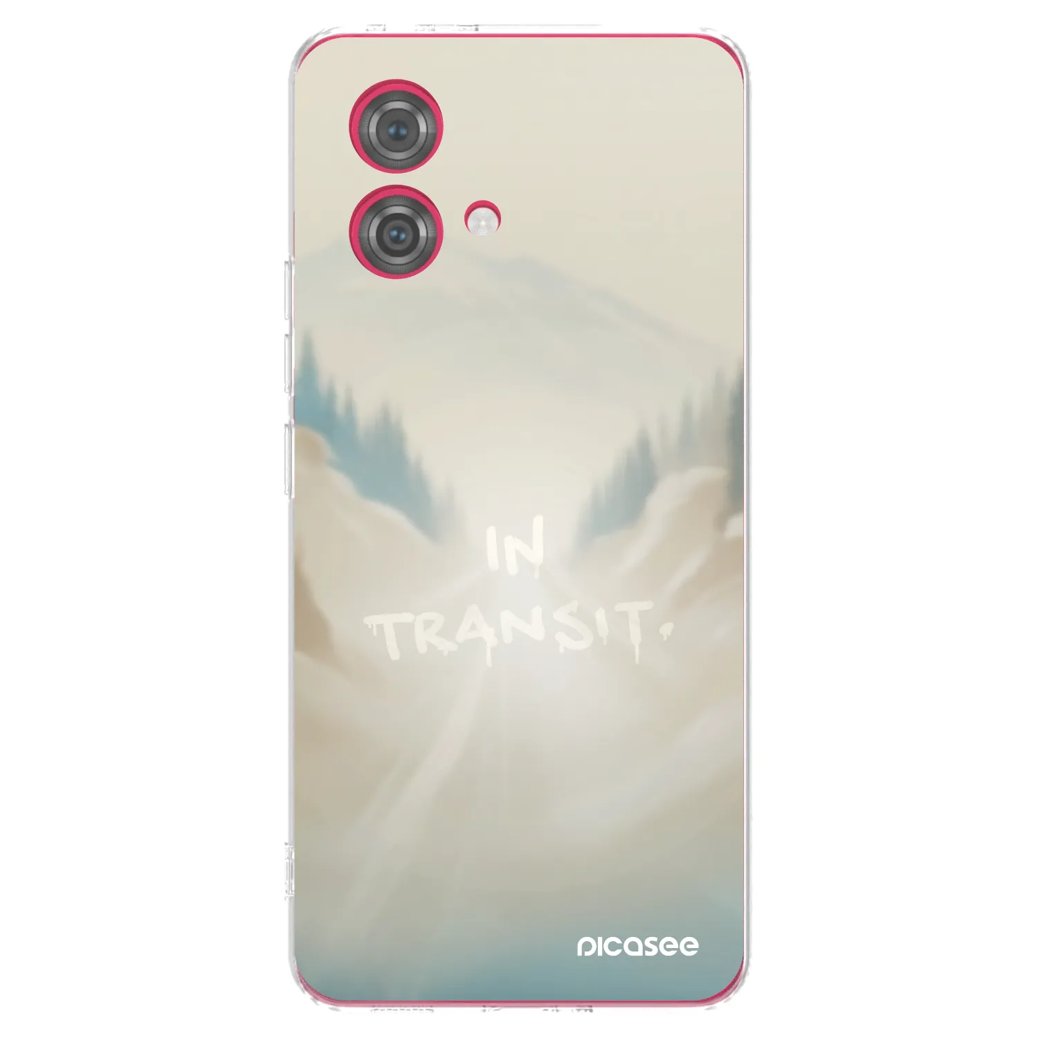 Picasee silikonski prozorni ovitek za Motorola Moto G84 5G - IN TRANSIT