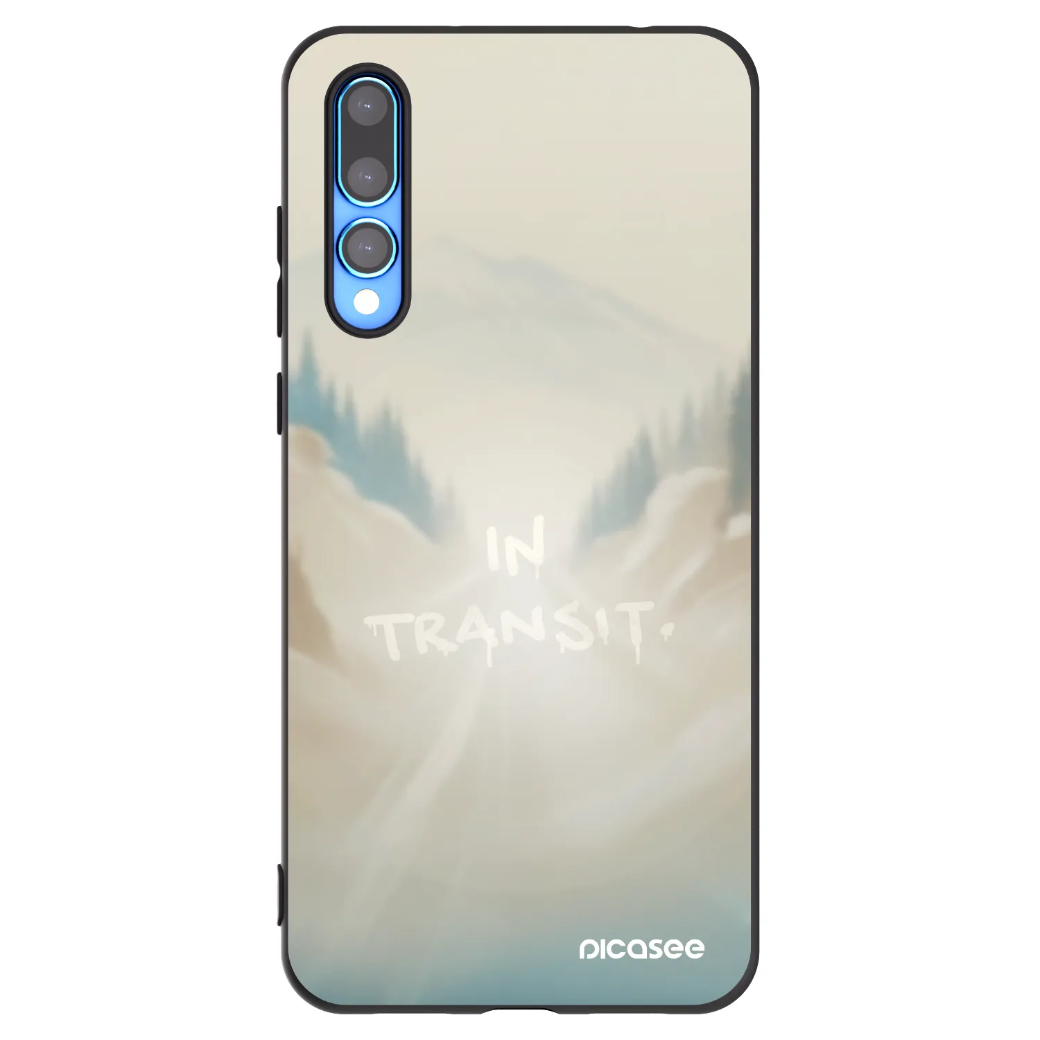 Picasee silikonski črni ovitek za Huawei P20 Pro - IN TRANSIT