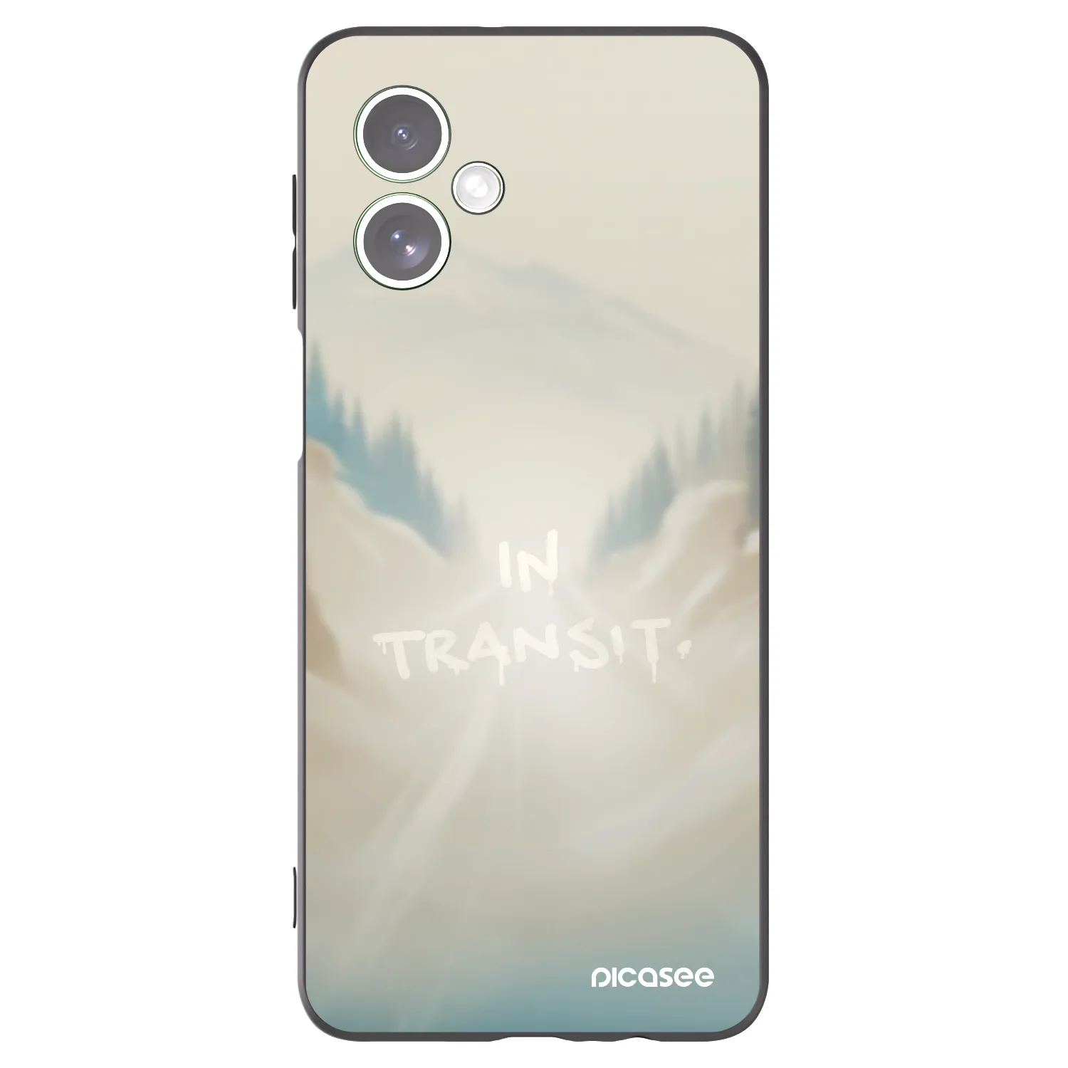 Picasee silikonski črni ovitek za Motorola Moto G54 5G - IN TRANSIT